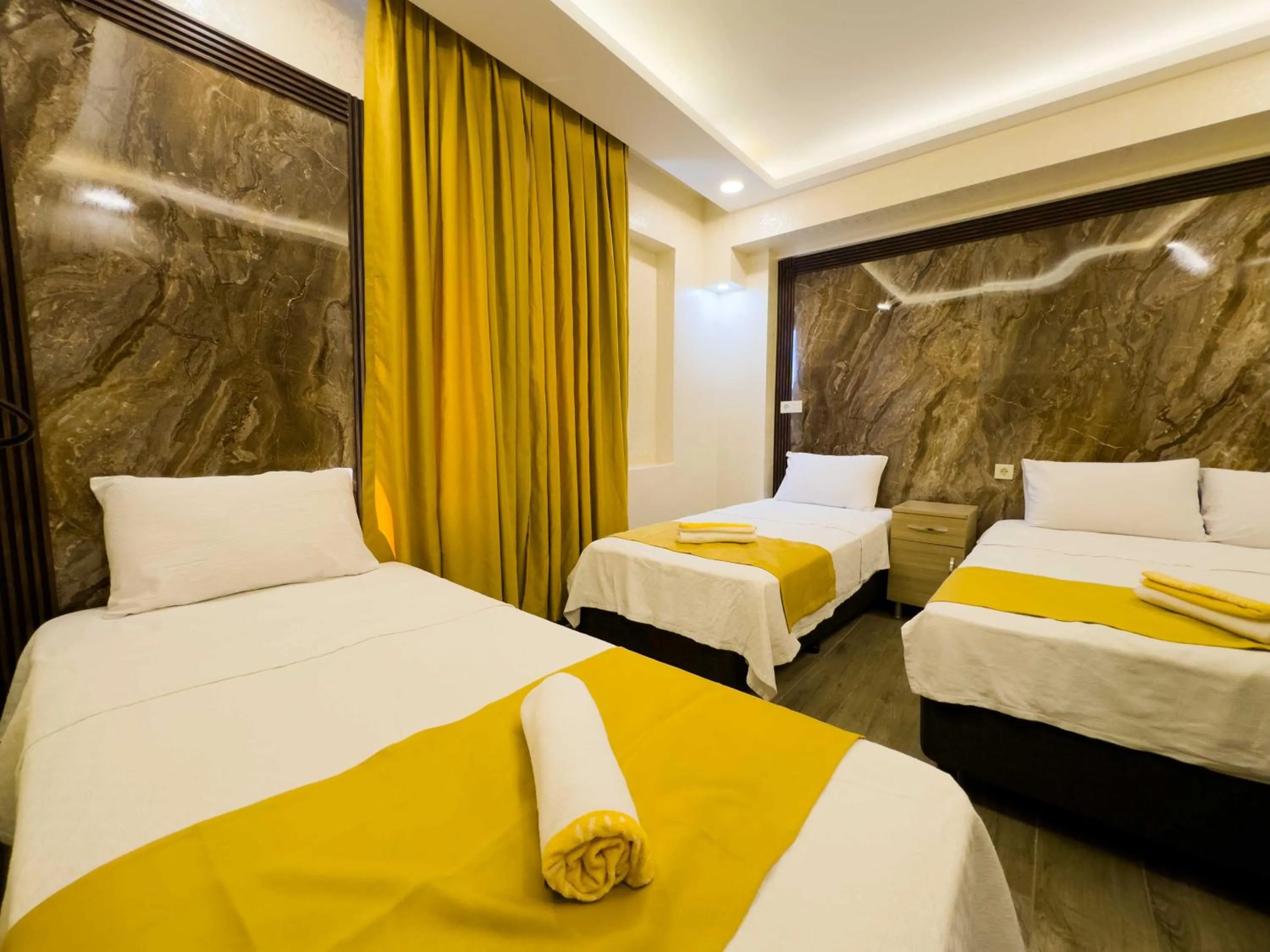 Bed in Öz Dünya Hotel