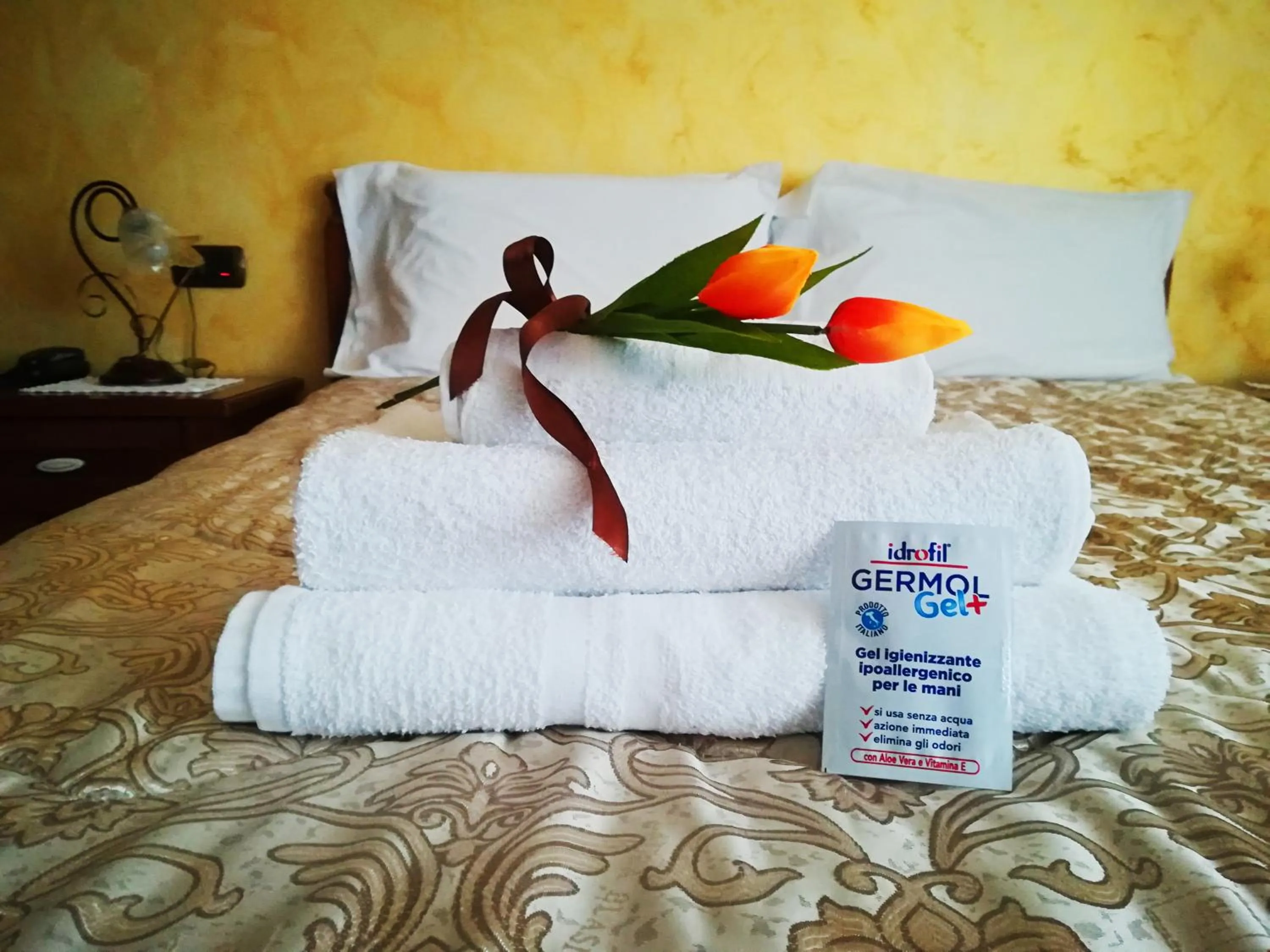 Decorative detail, Bed in B&B Arcobaleno