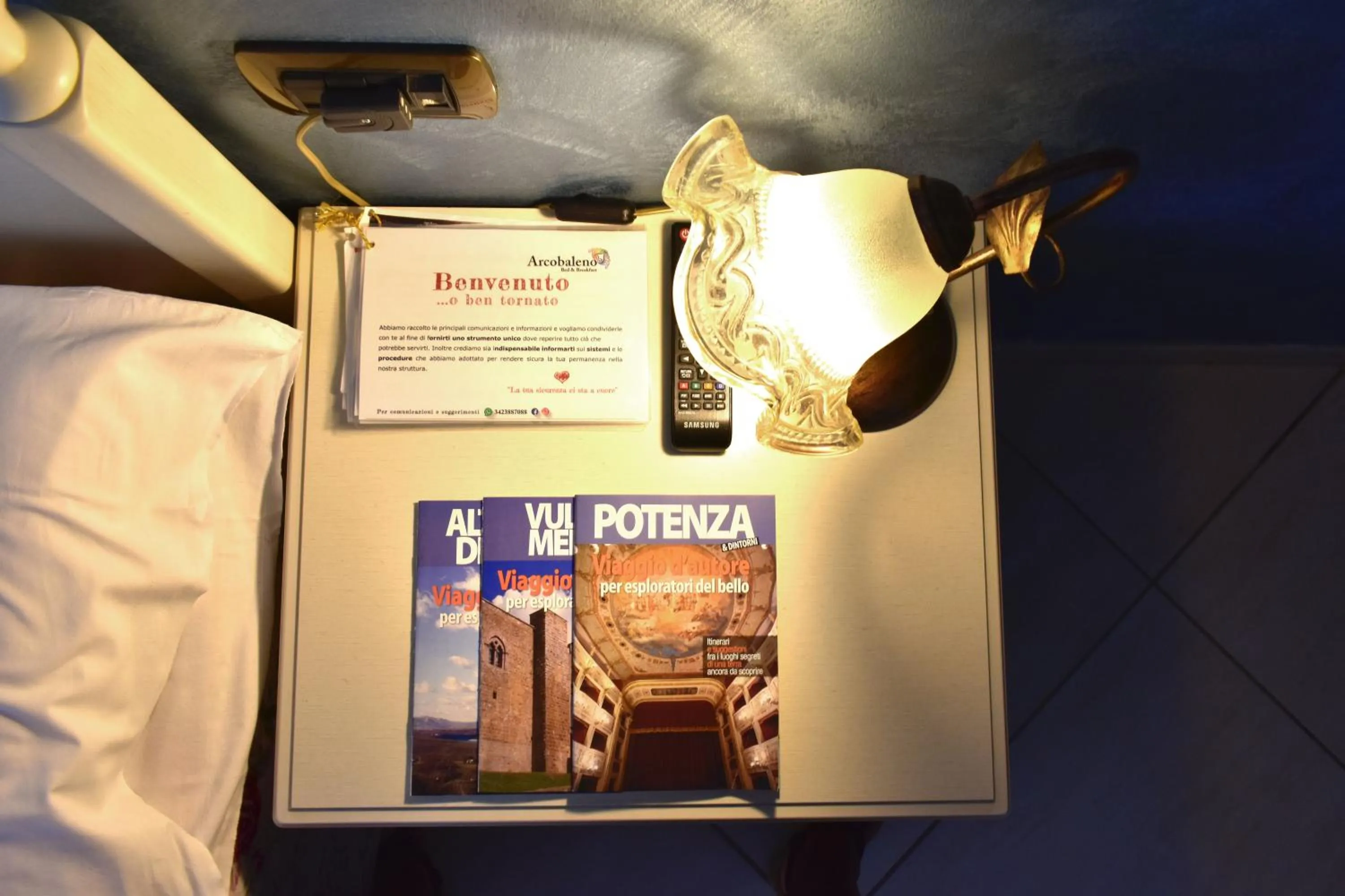 Decorative detail in B&B Arcobaleno