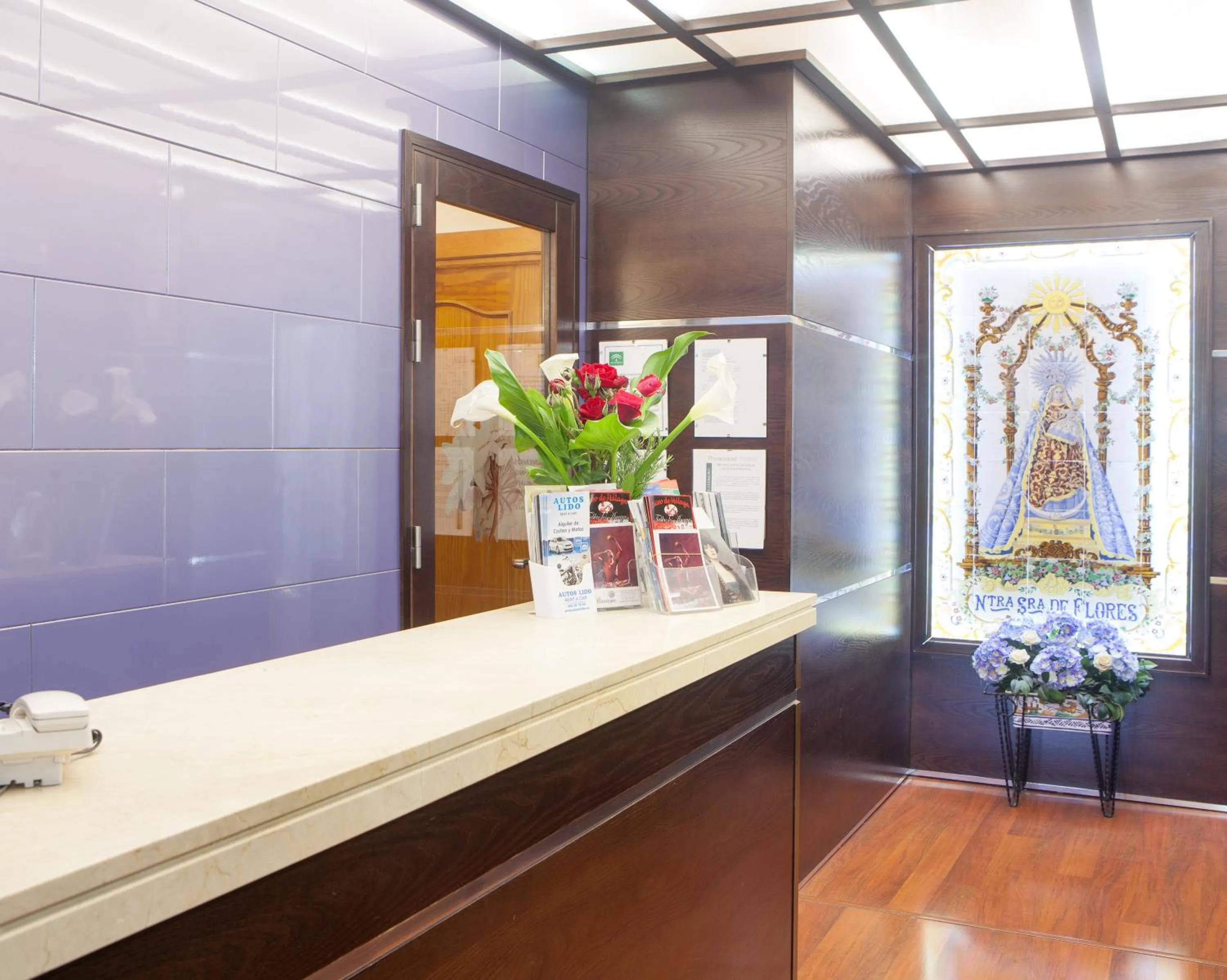 Lobby or reception in Hotel Alameda Málaga