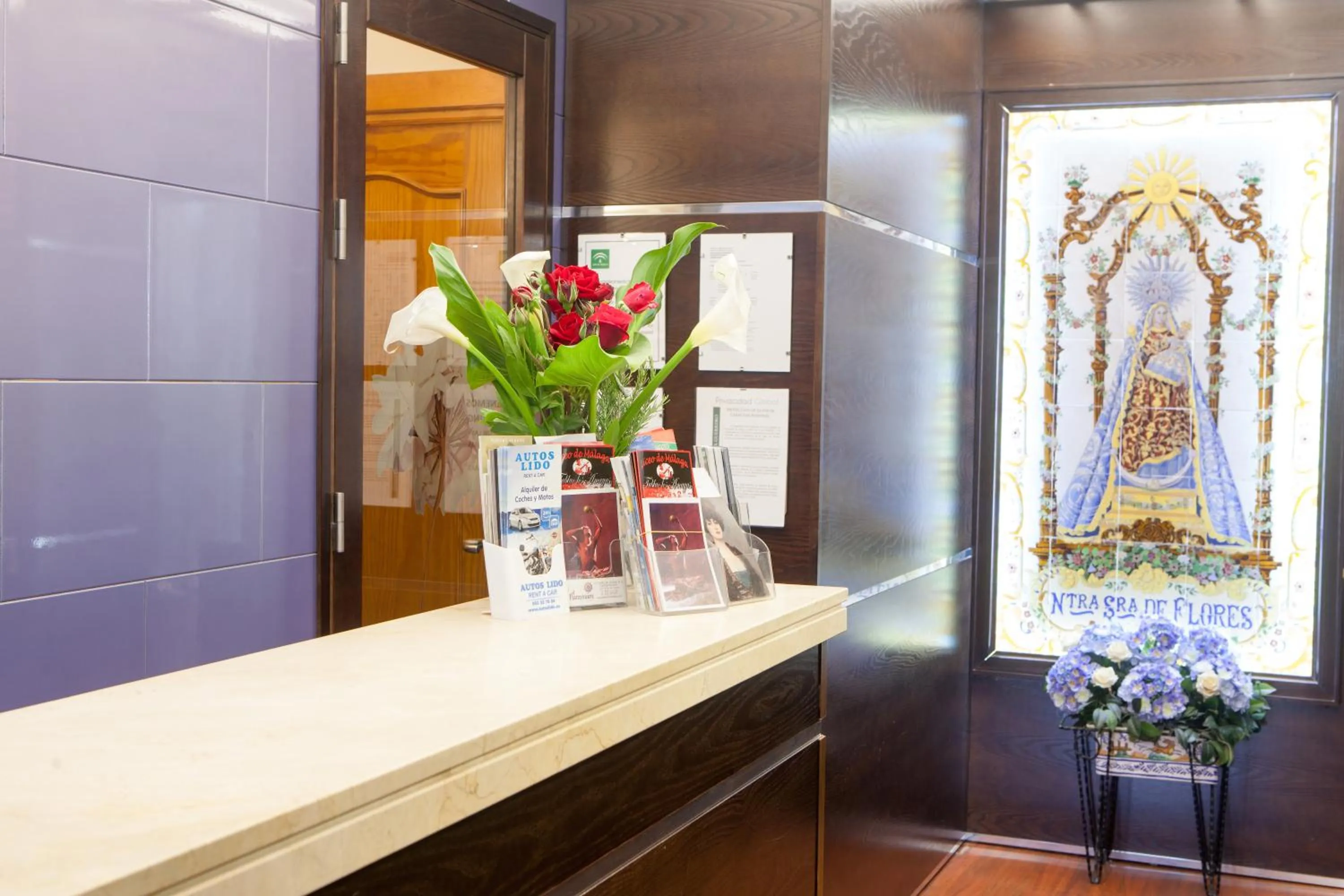 Lobby or reception in Hotel Alameda Málaga