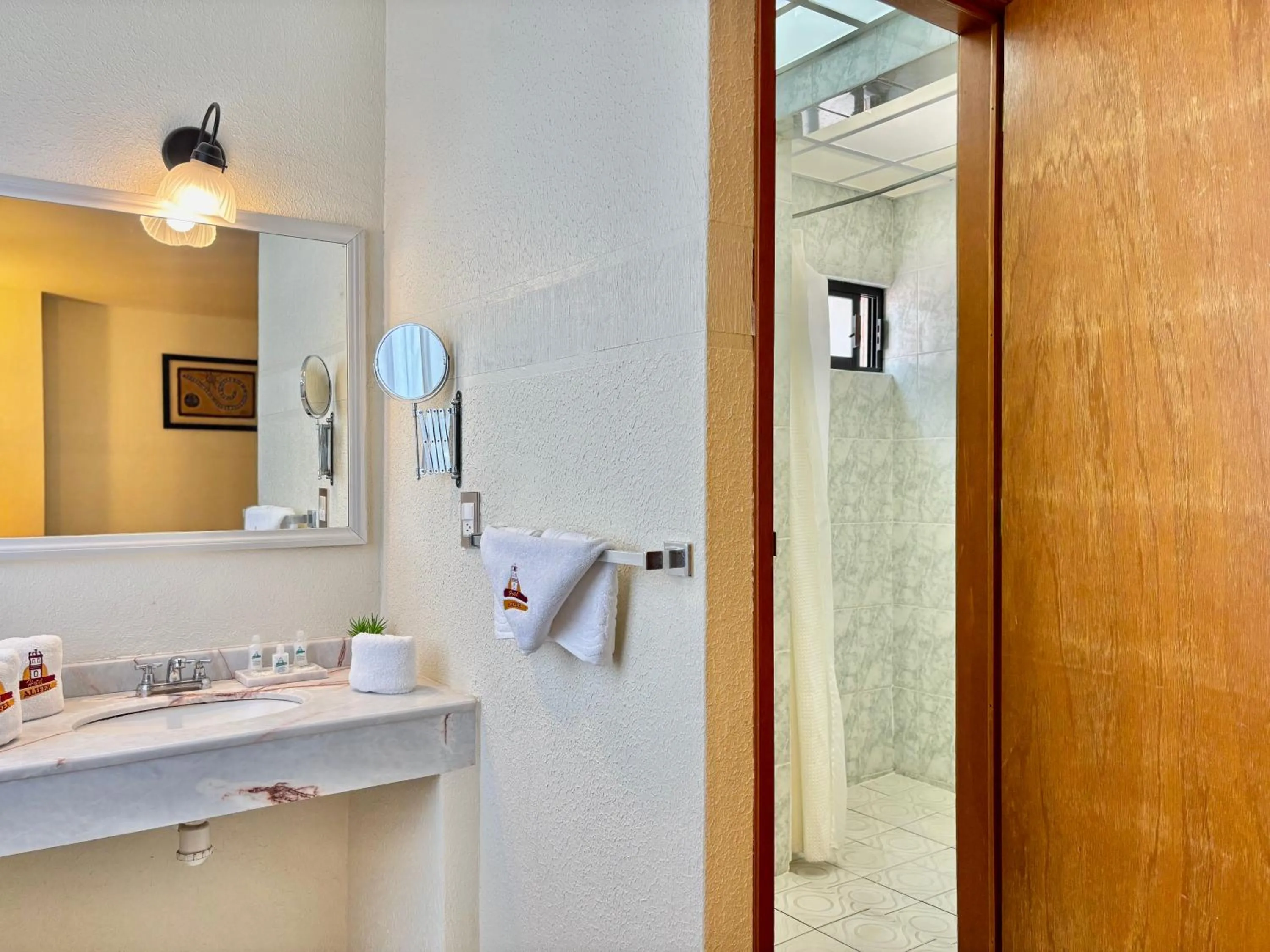 Shower in Hotel Alifer