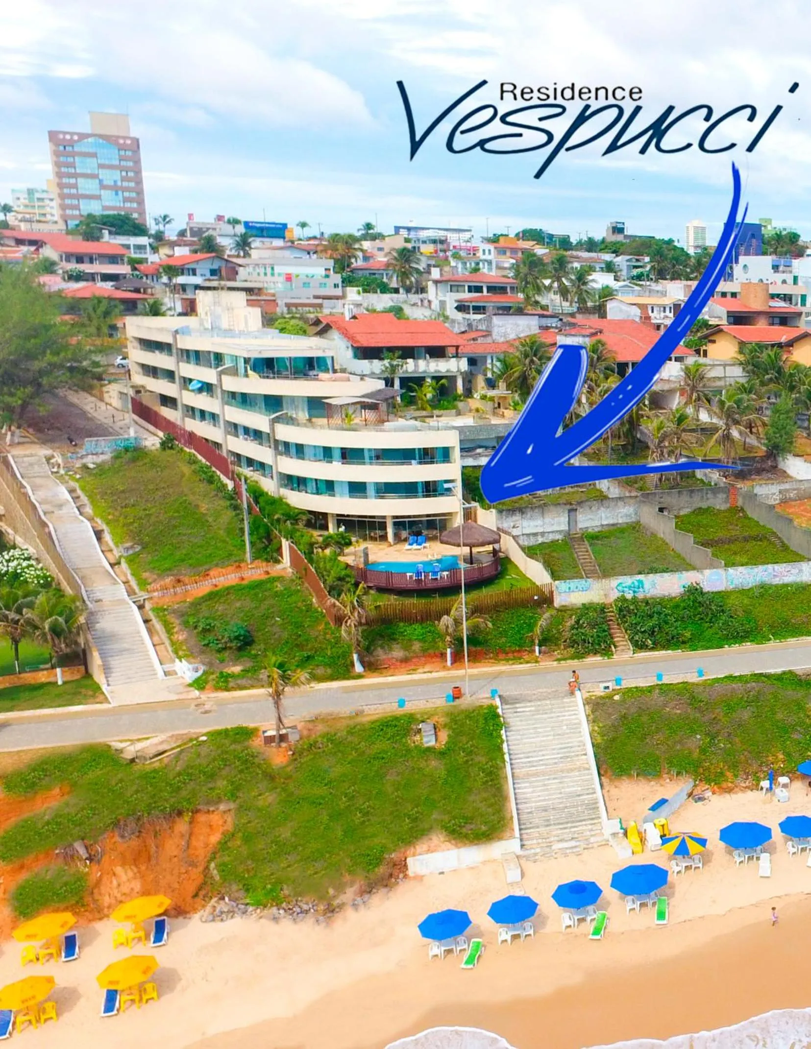 Bird's eye view in Residence Vespucci