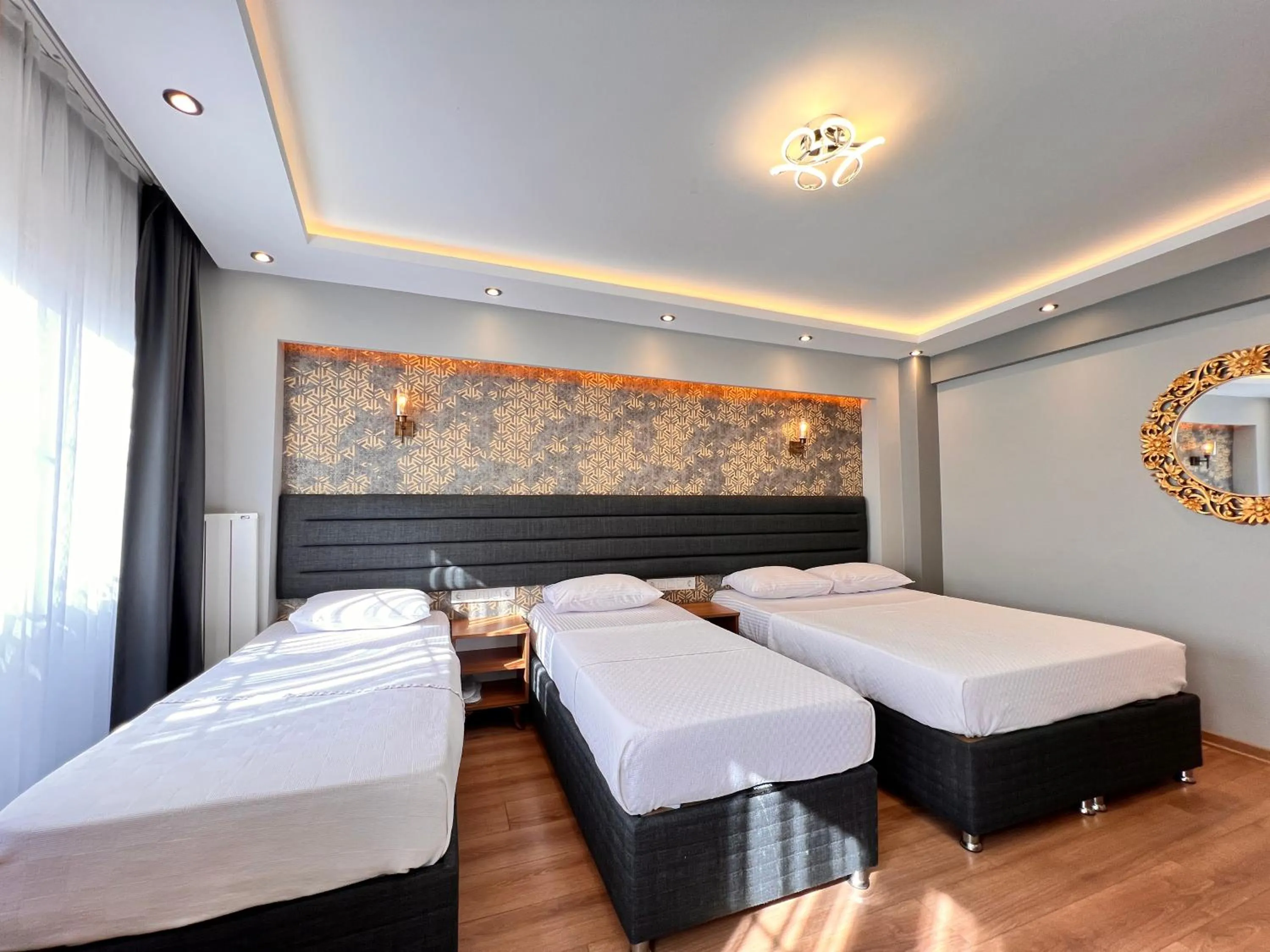 Bed in Mamma Marya Hotel