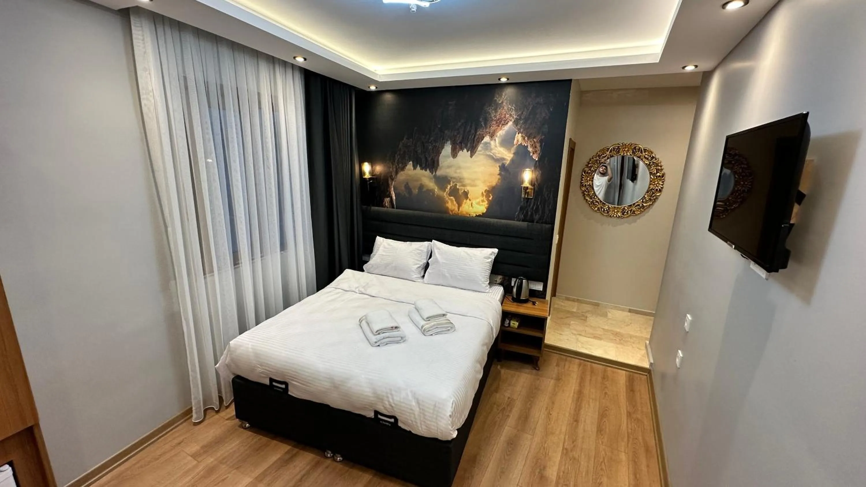 Bed in Mamma Marya Hotel