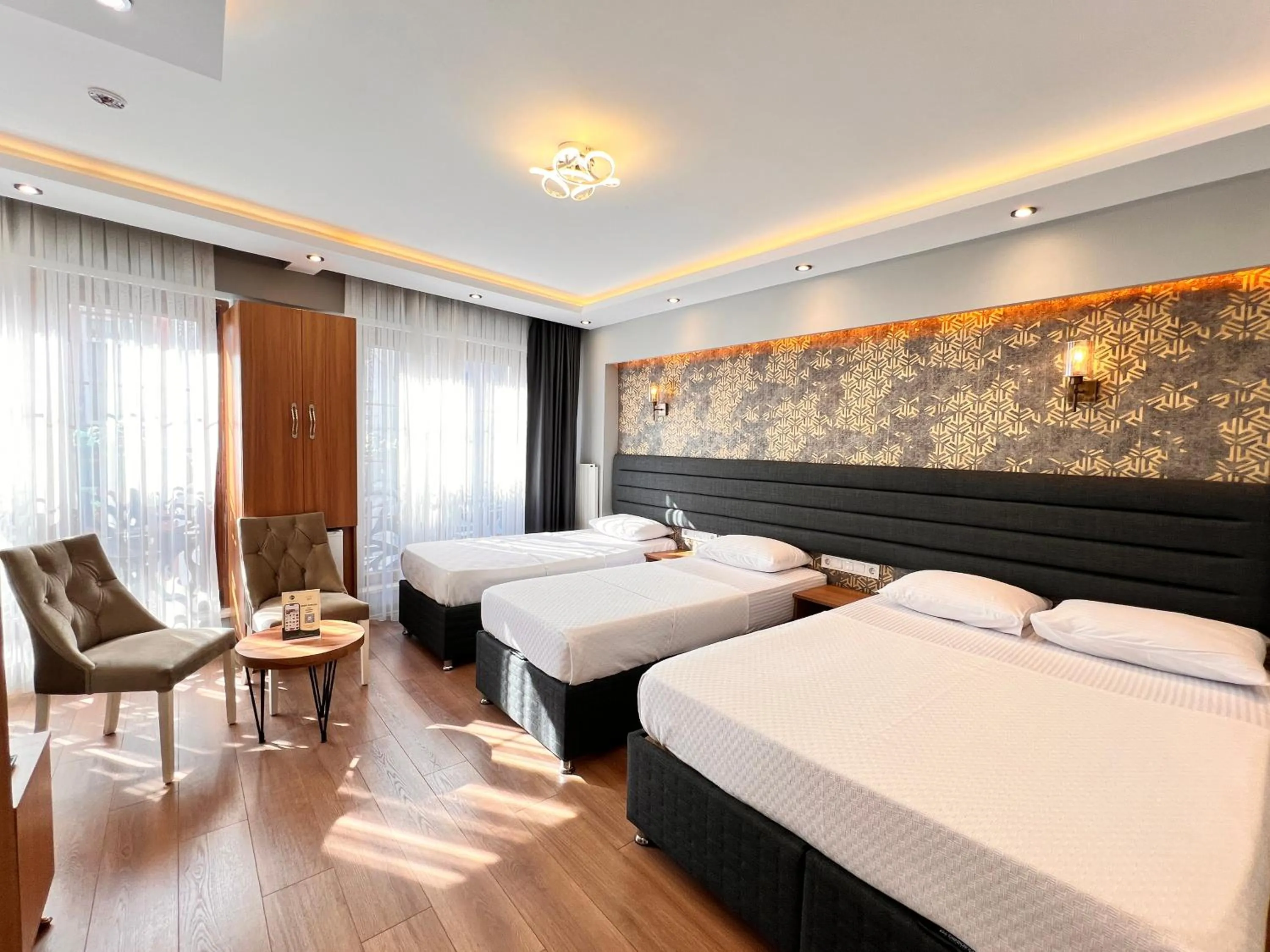 Bed in Mamma Marya Hotel