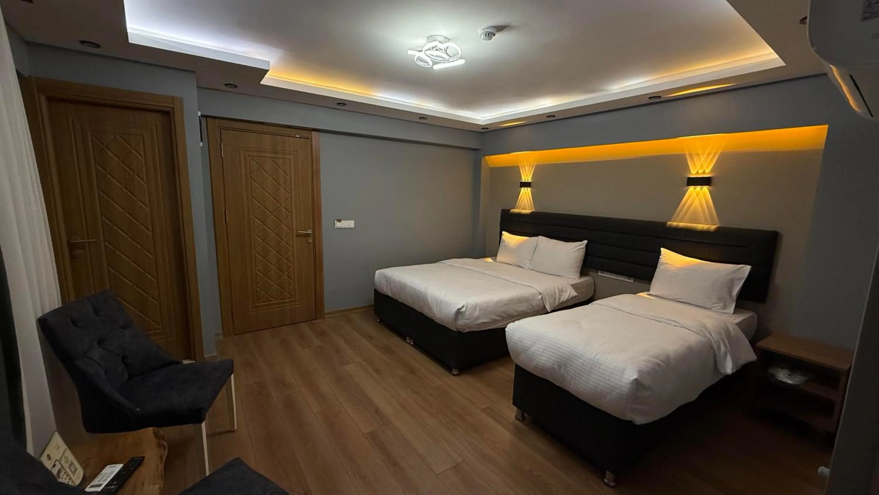 Bed in Mamma Marya Hotel