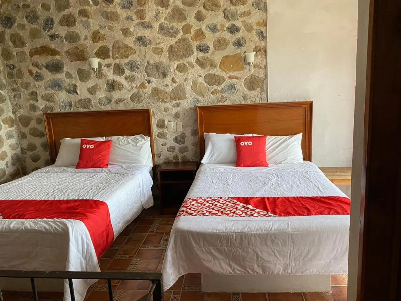 Bed in Rancho Hotel El Carmen