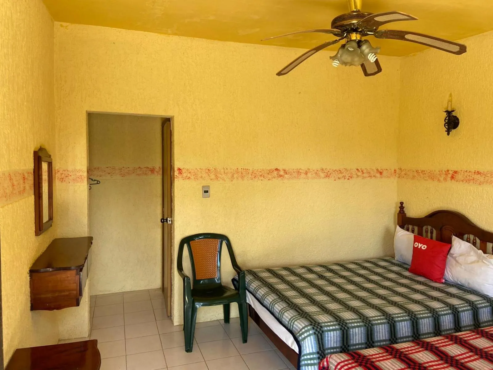 Bed in Rancho Hotel El Carmen