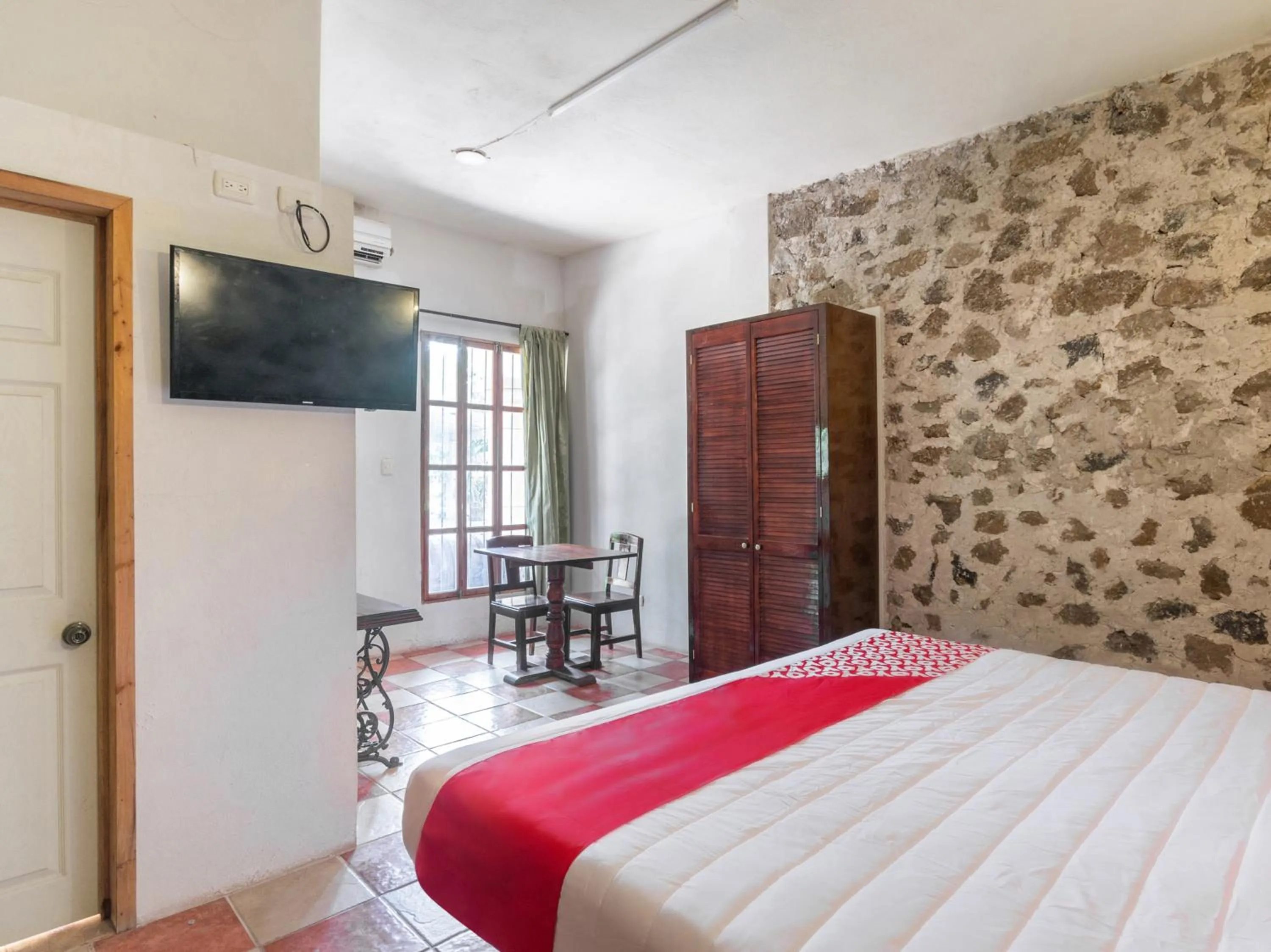 Bed in Rancho Hotel El Carmen