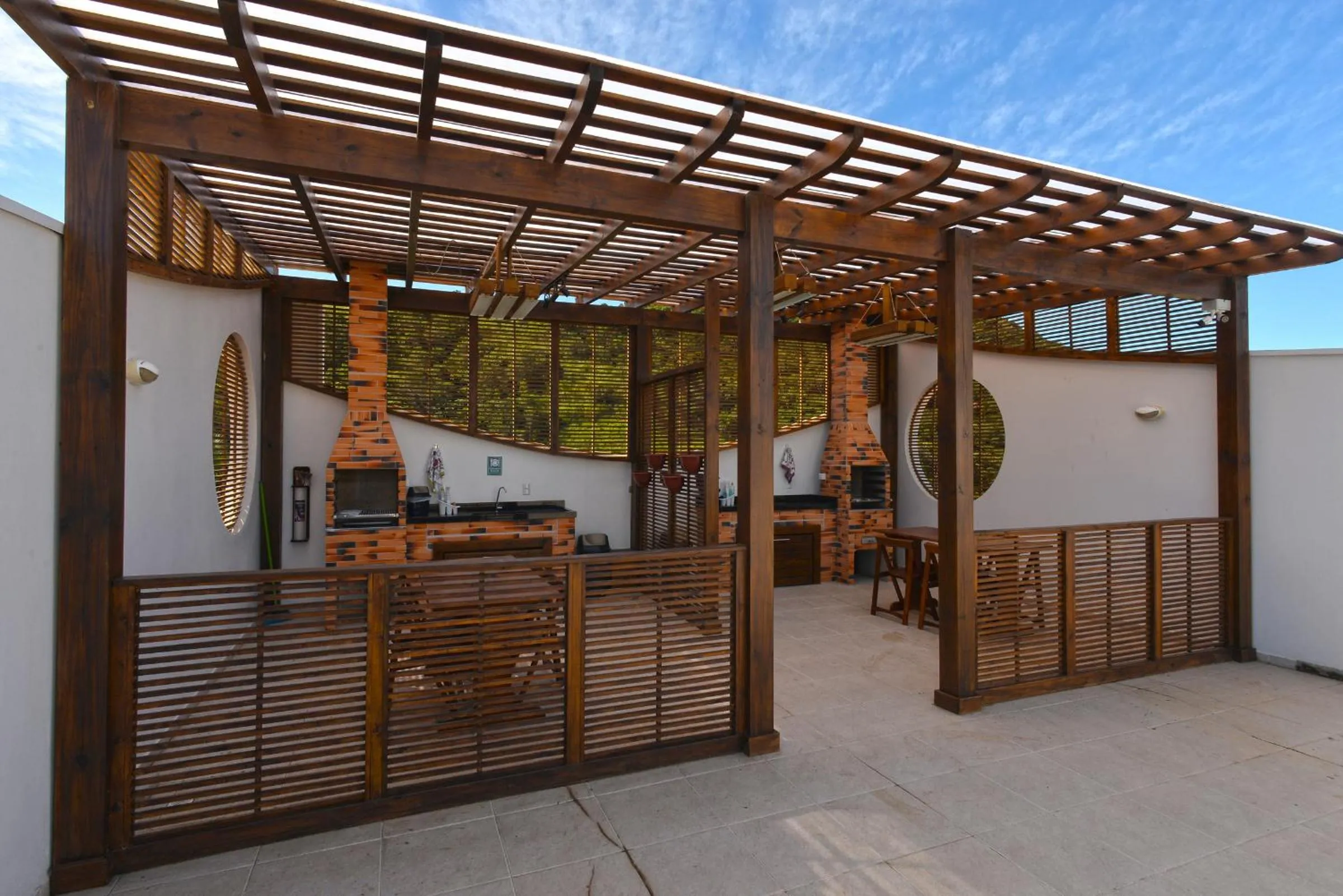 BBQ facilities in Pousada Villa Maciel