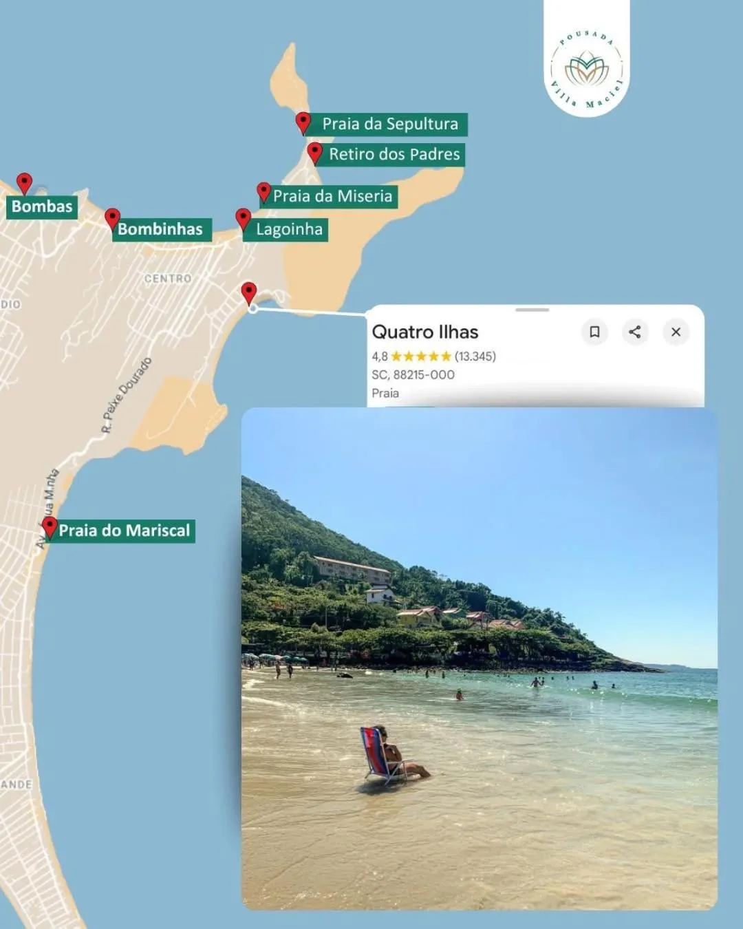 Nearby landmark in Pousada Villa Maciel