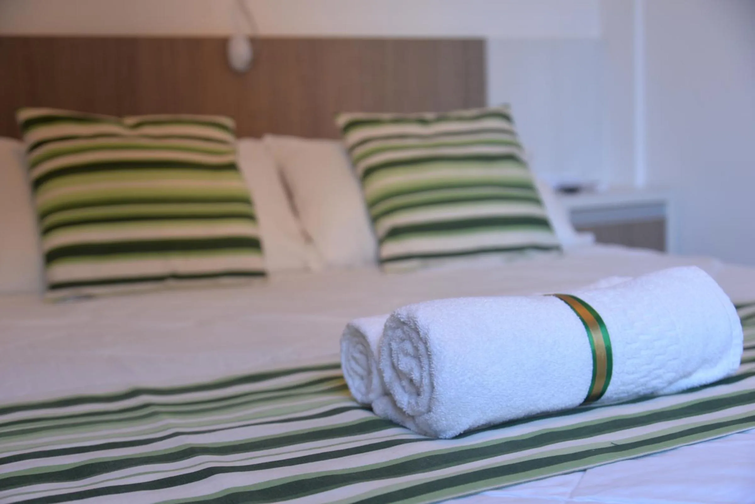 Bed in Pousada Villa Maciel