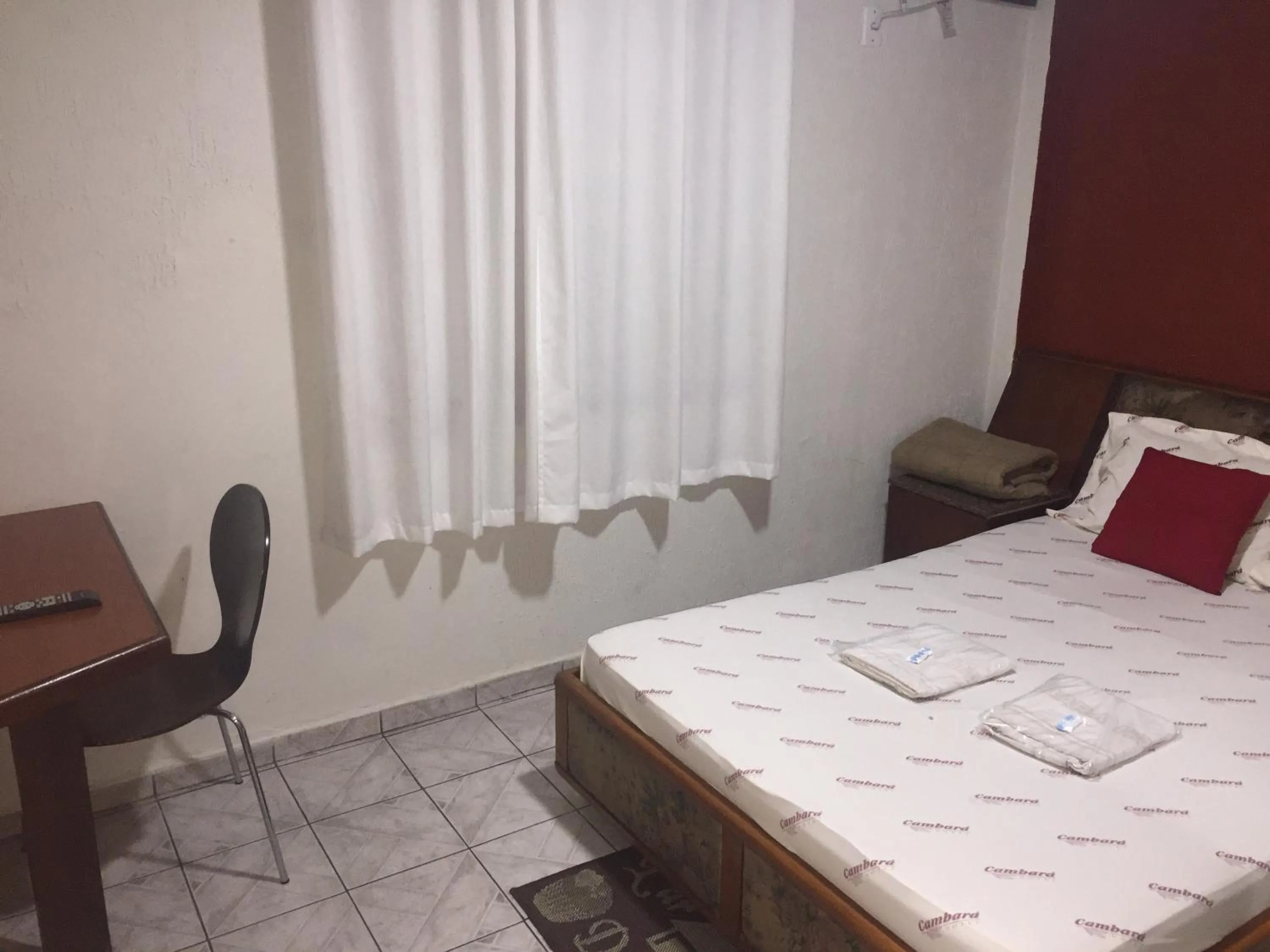 Bed in Hotel Cambará