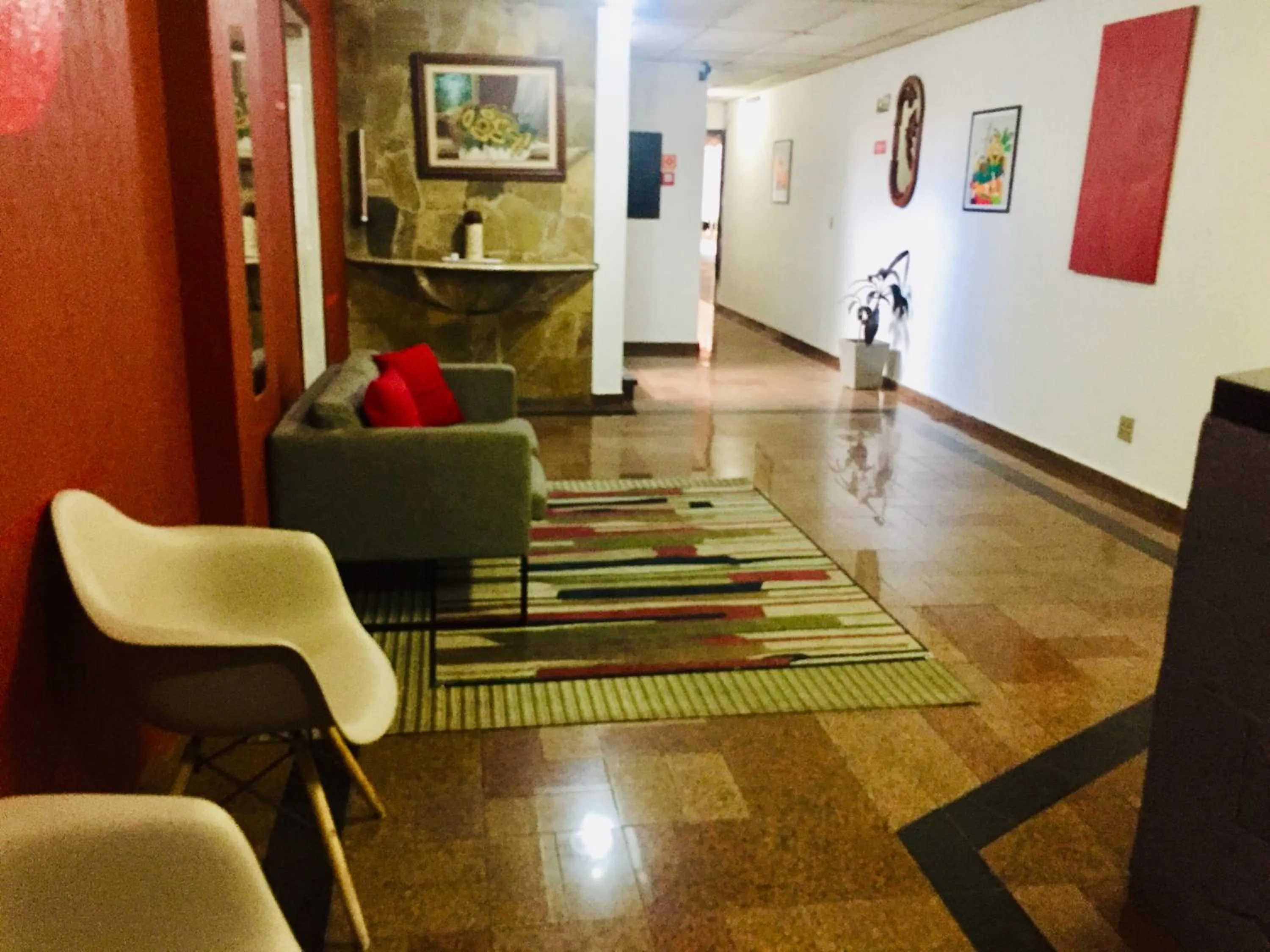 Lobby or reception in Hotel Cambará