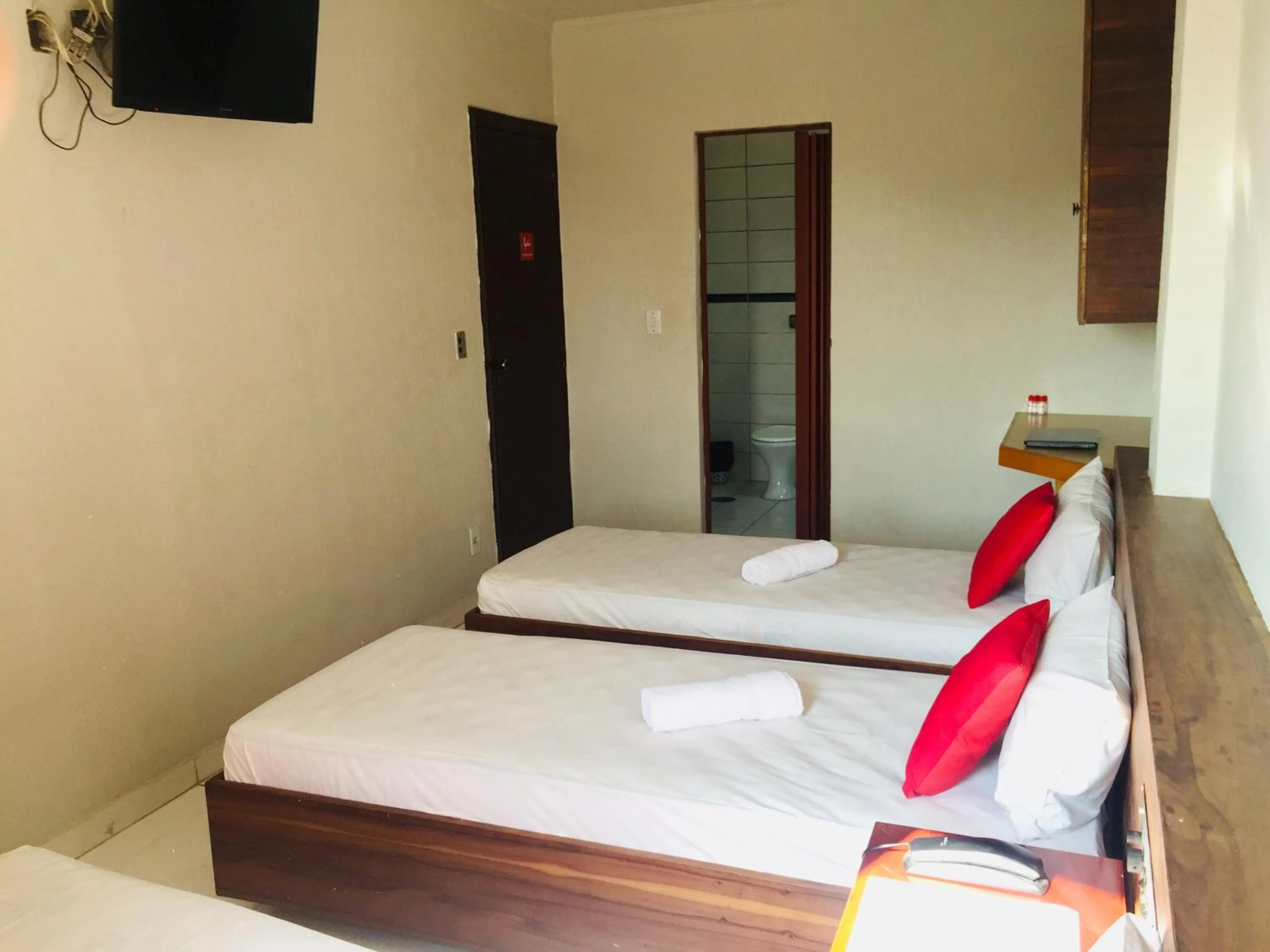 Bed in Hotel Cambará