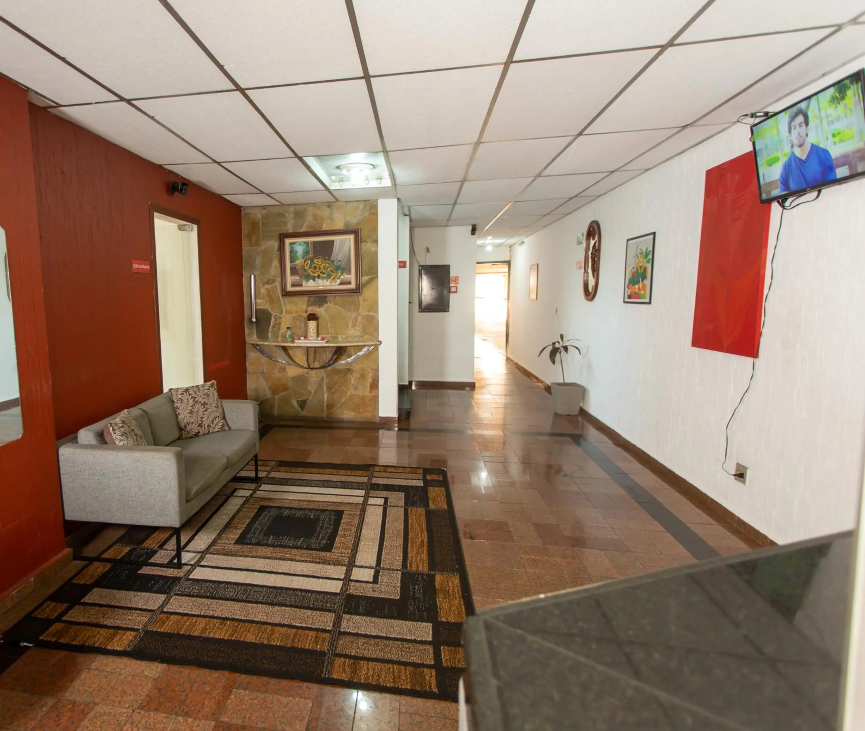 Lobby or reception in Hotel Cambará