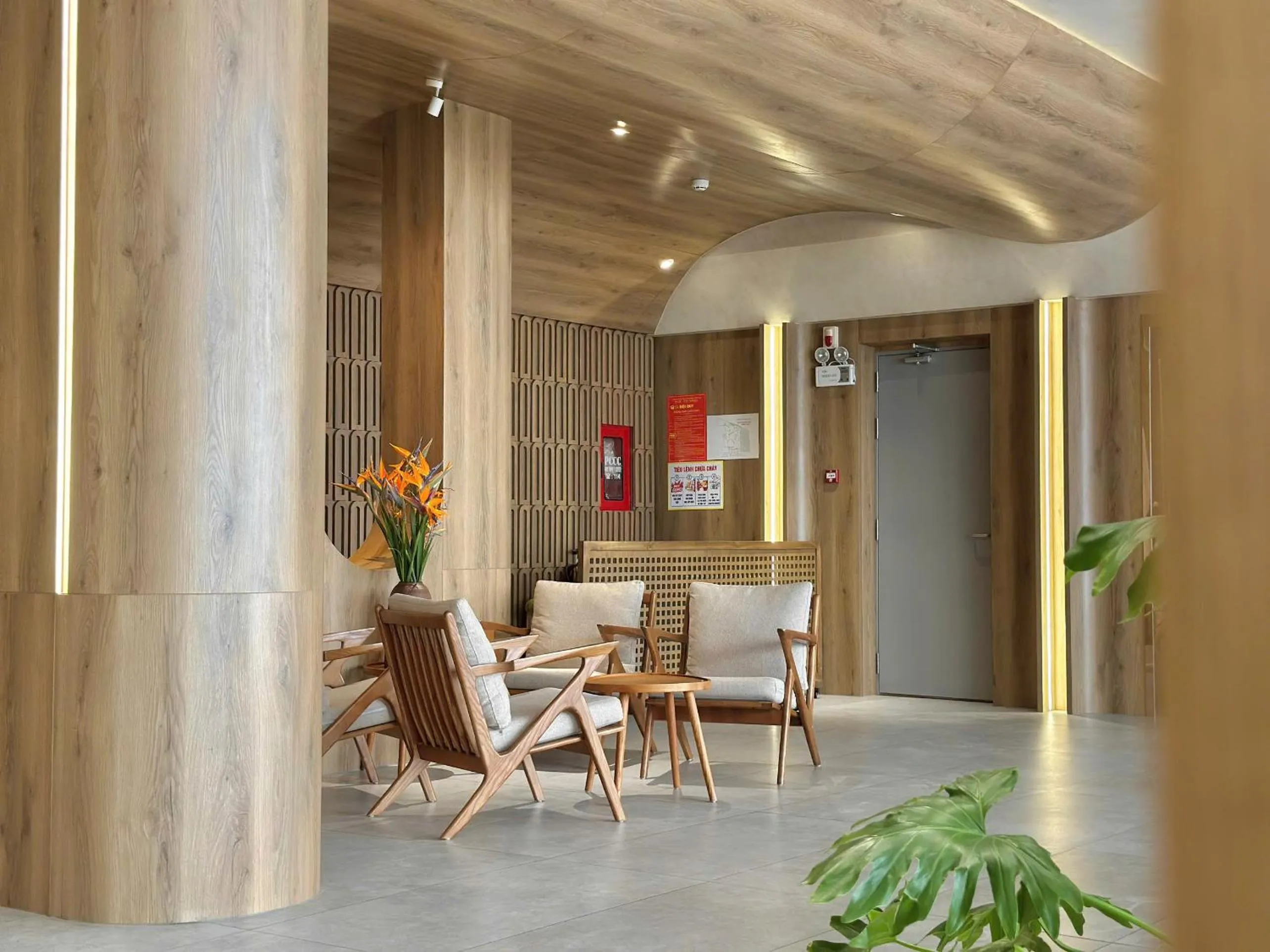 Seating area in Túi Ba Gang Central Hotel