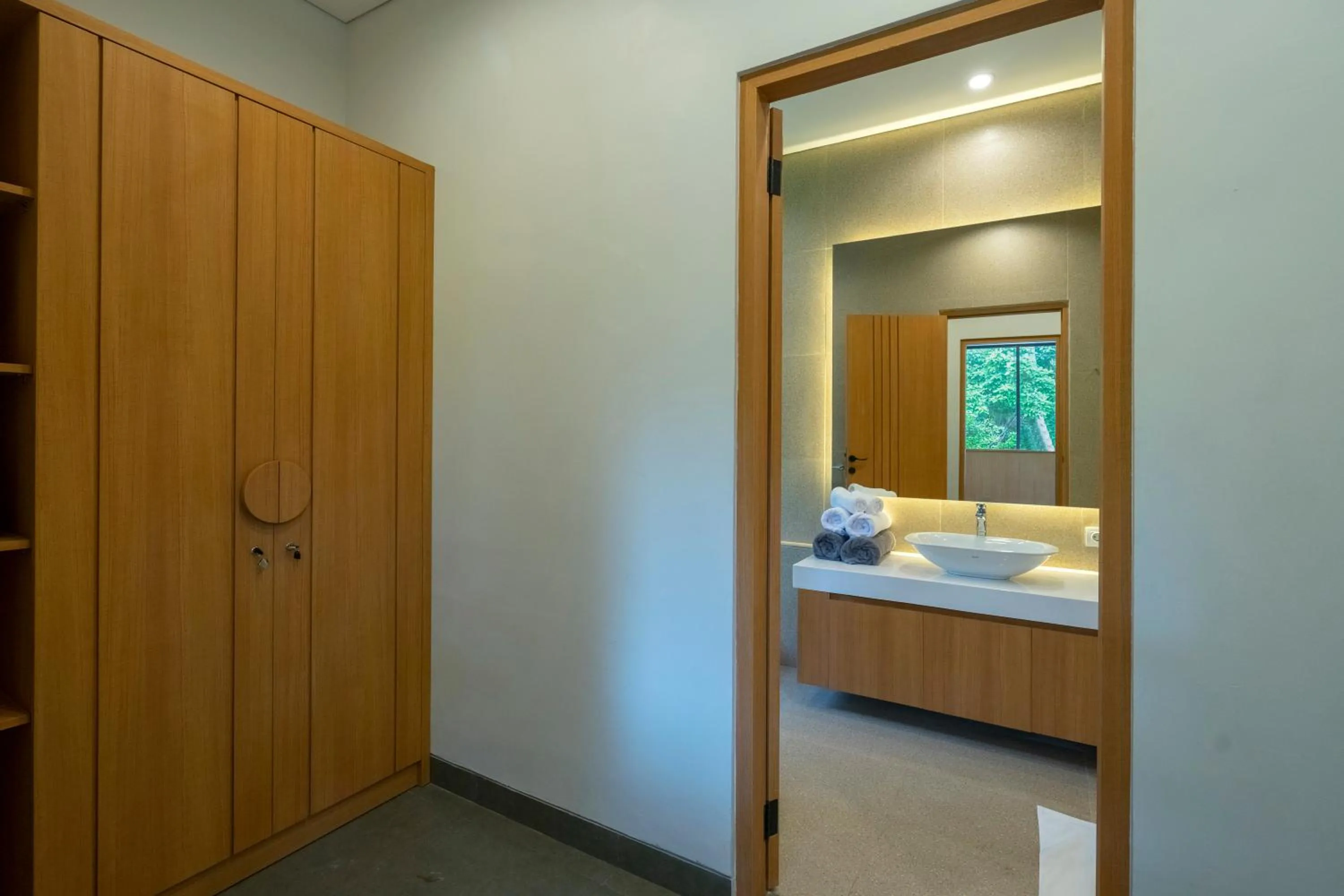 Bathroom, Bed in Villa Talun by GORO