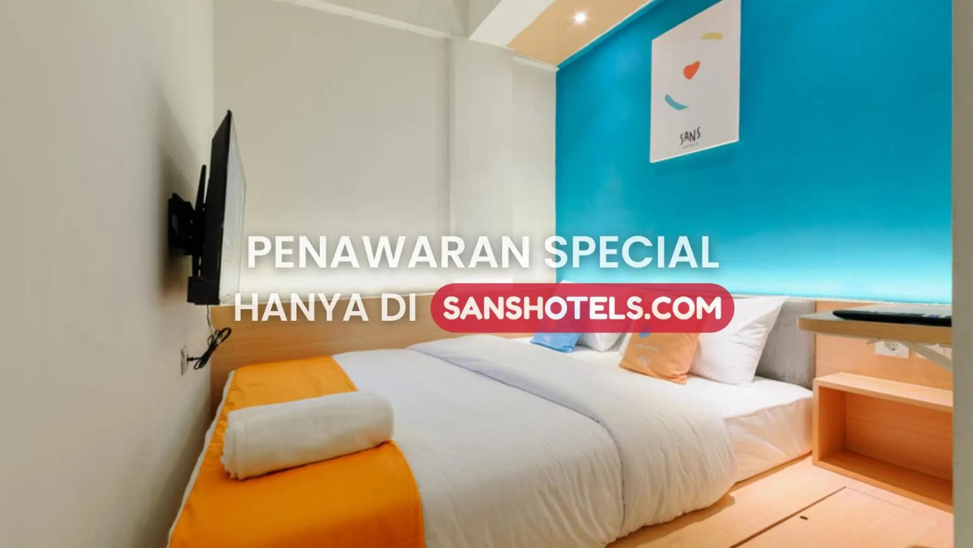 Bedroom, Bed in Sans Hotel Pesona Bekasi