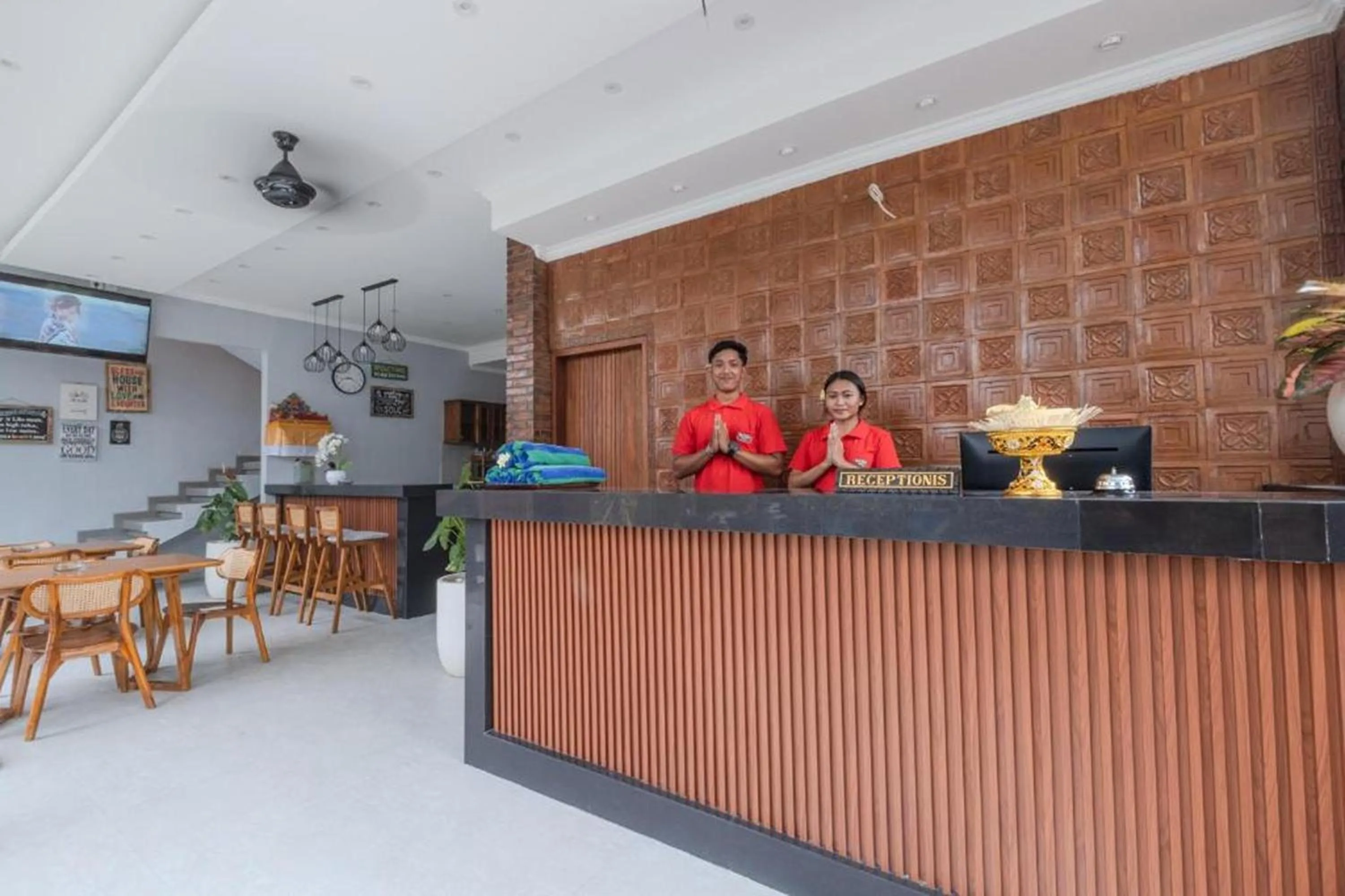 Lobby or reception in Bali Bata Canggu Guesthouse