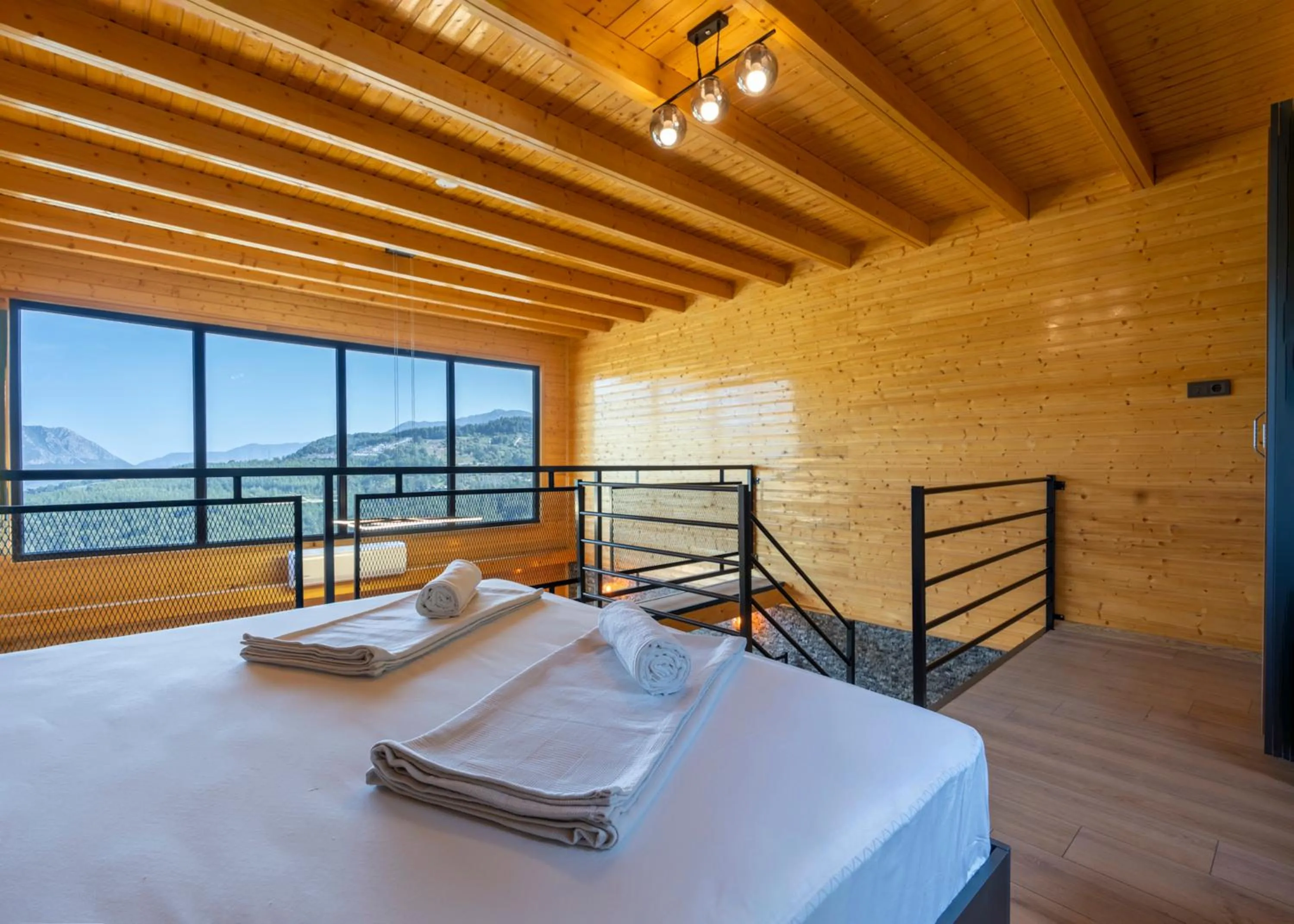 Natural landscape, Bed in La Veranda Villas