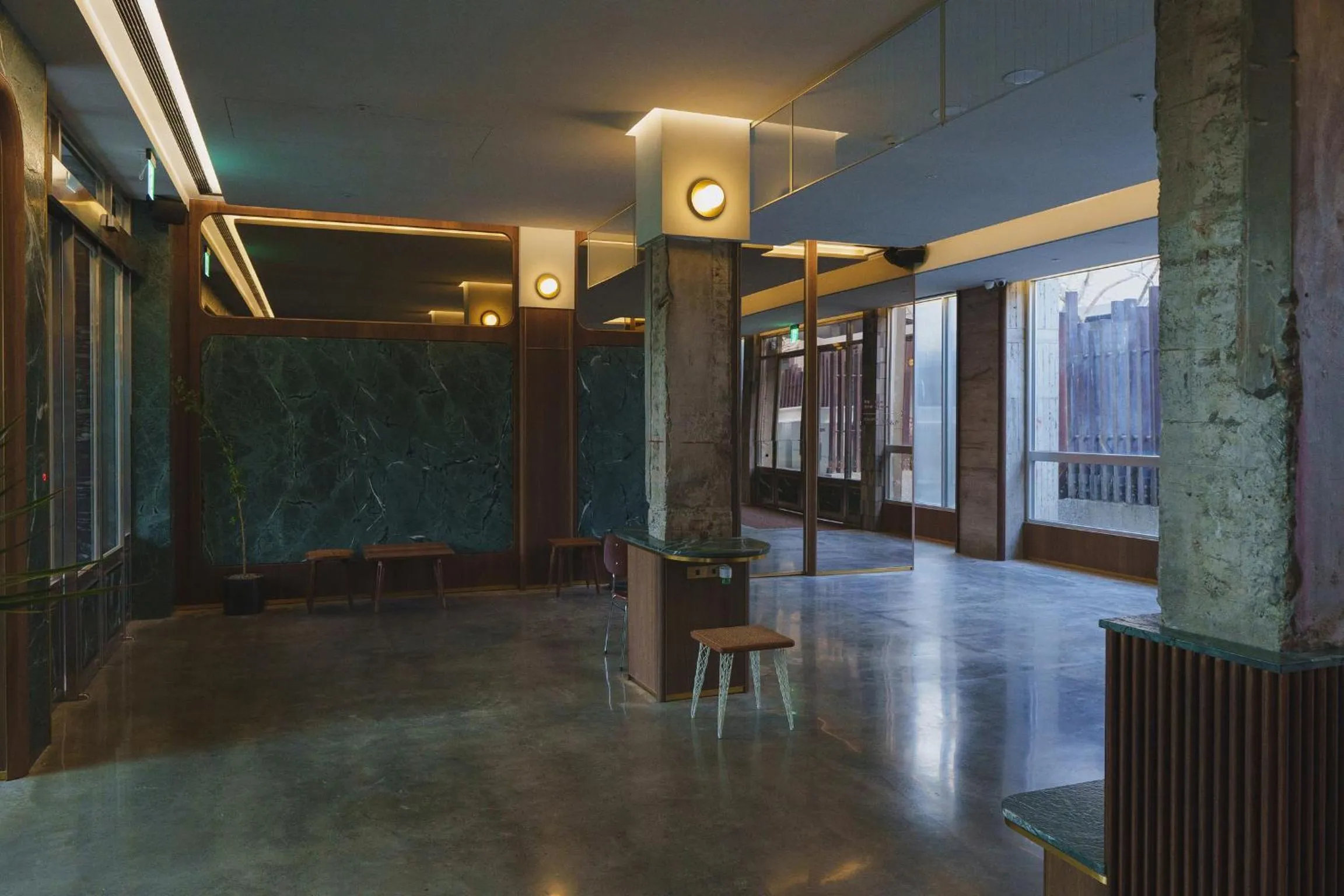 Seating area in PAPO'A Harbor Hotel