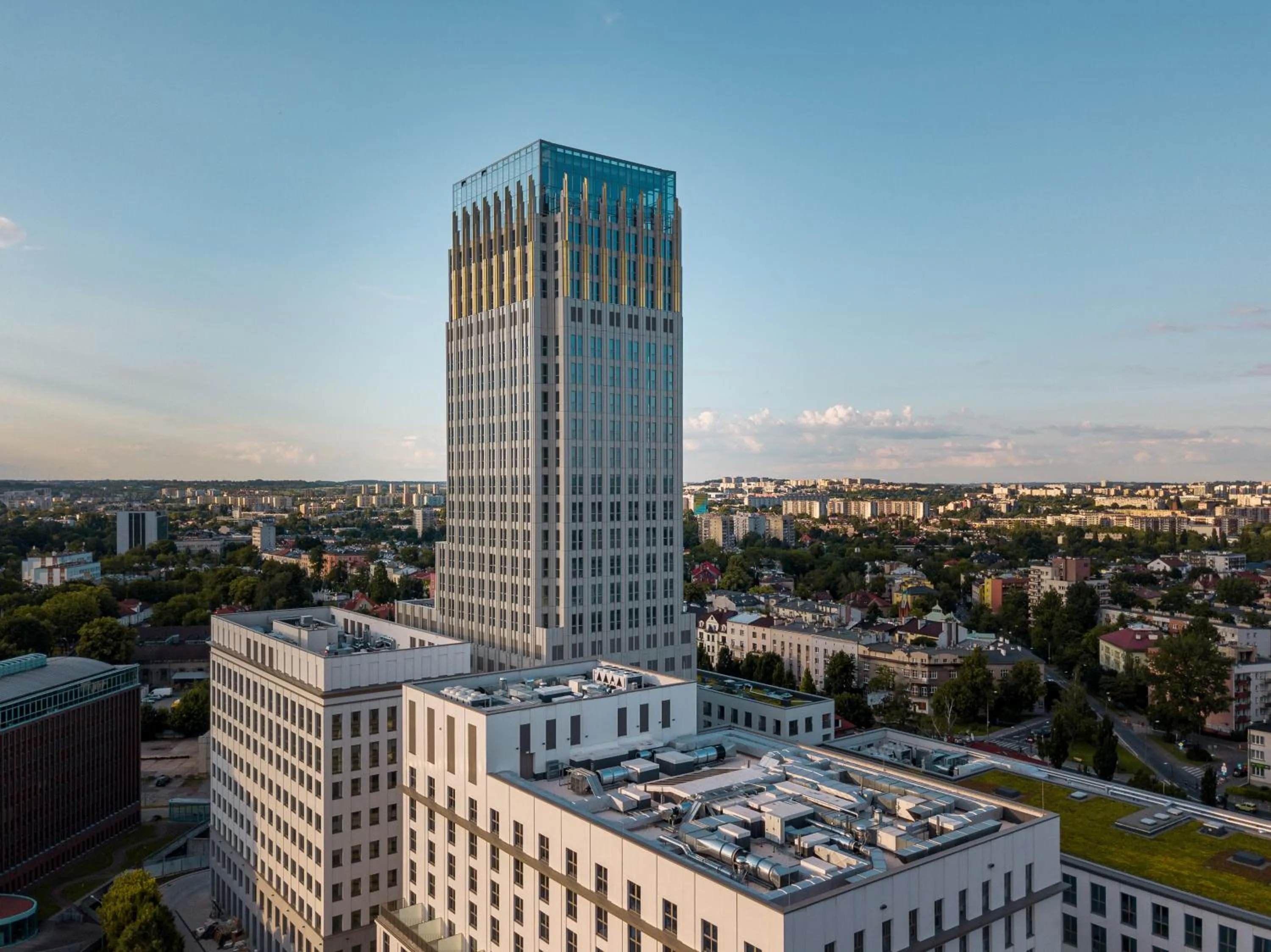 Property building in Radisson RED Hotel & Radisson RED Apartments, Kraków