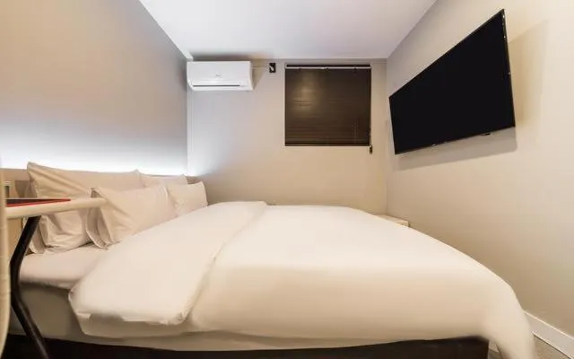 Bed in Brown Dot Hotel Suwon Jeongja Branch