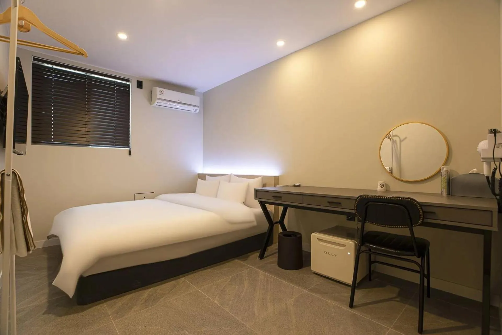 Bed in Brown Dot Hotel Suwon Jeongja Branch