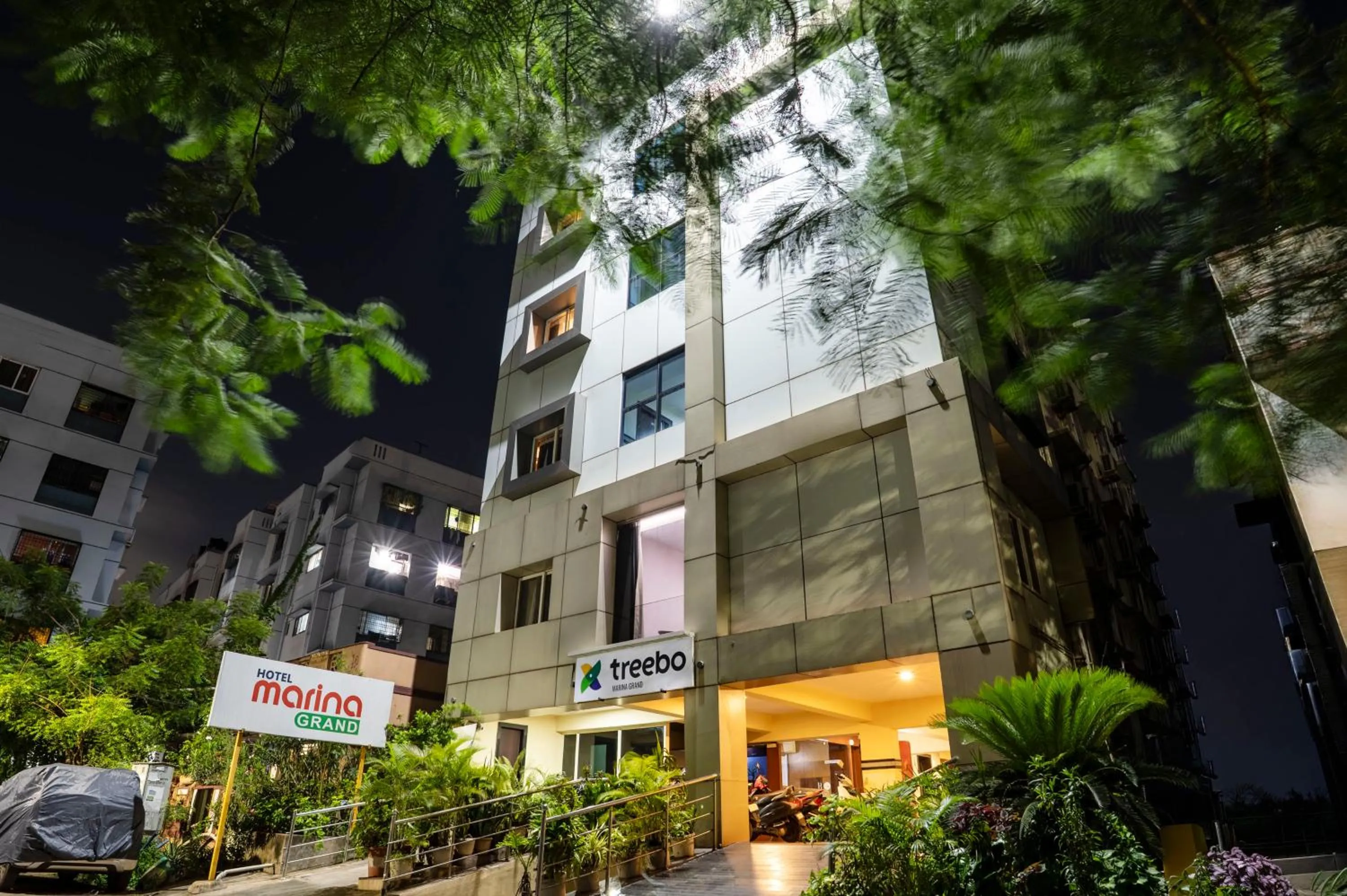 Property building in Treebo Marina Grand, Railway station