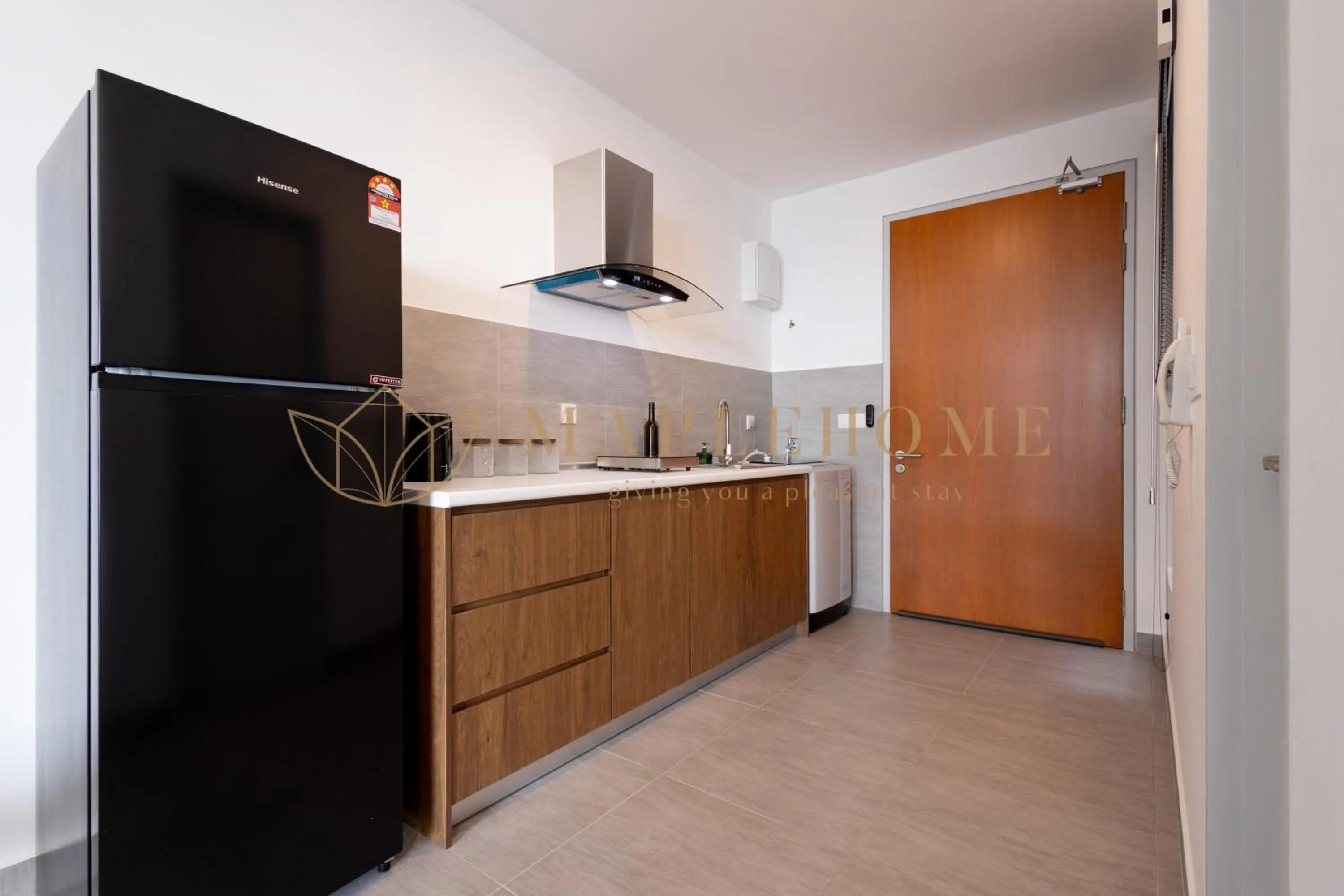 Kitchen or kitchenette in Sunsuria Forum Premier Suites Setia Alam