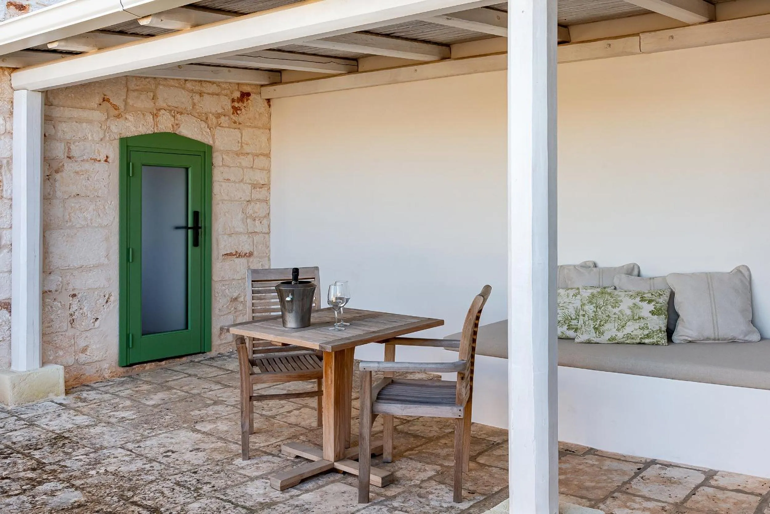 Patio in Masseria Valentina