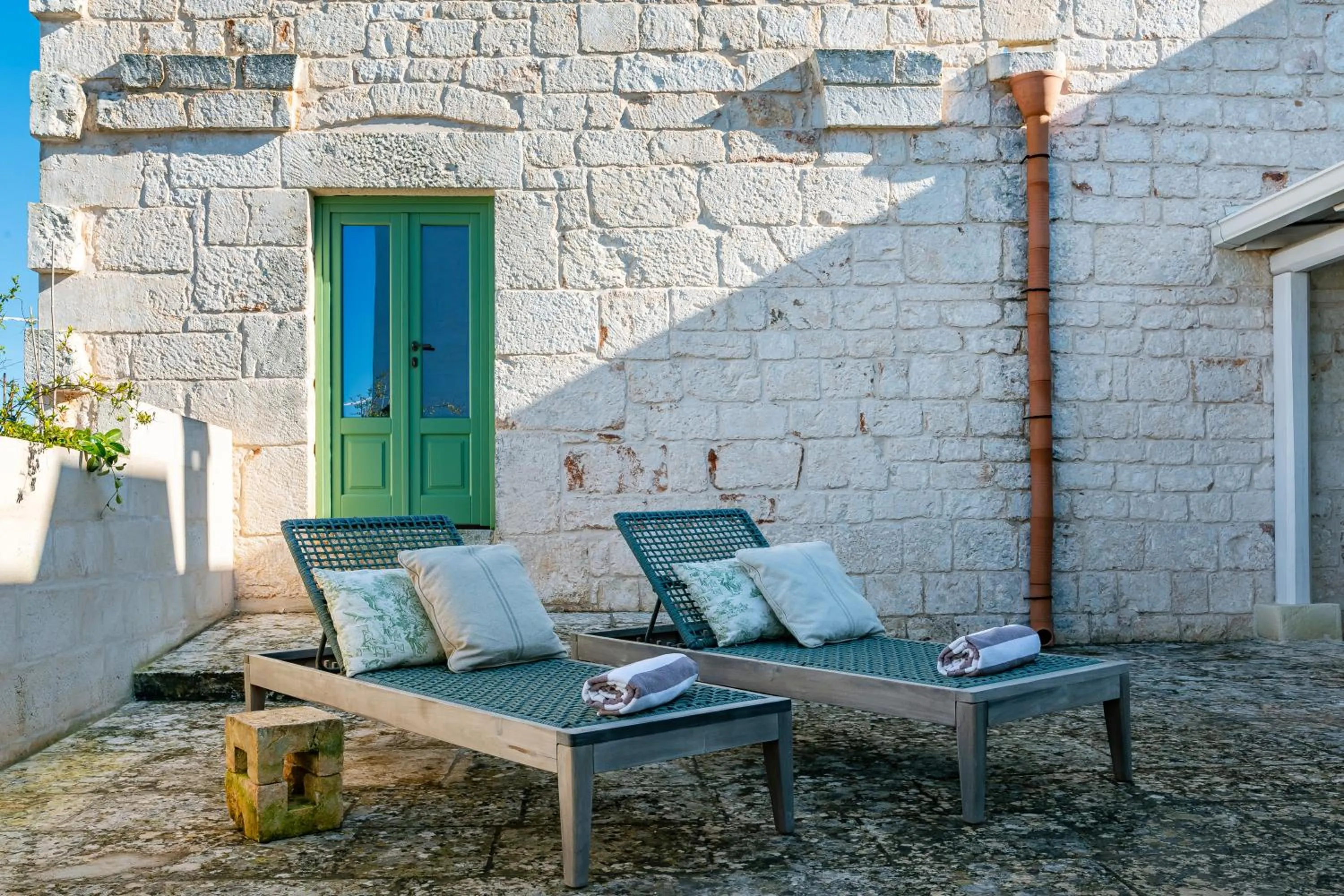 Patio in Masseria Valentina