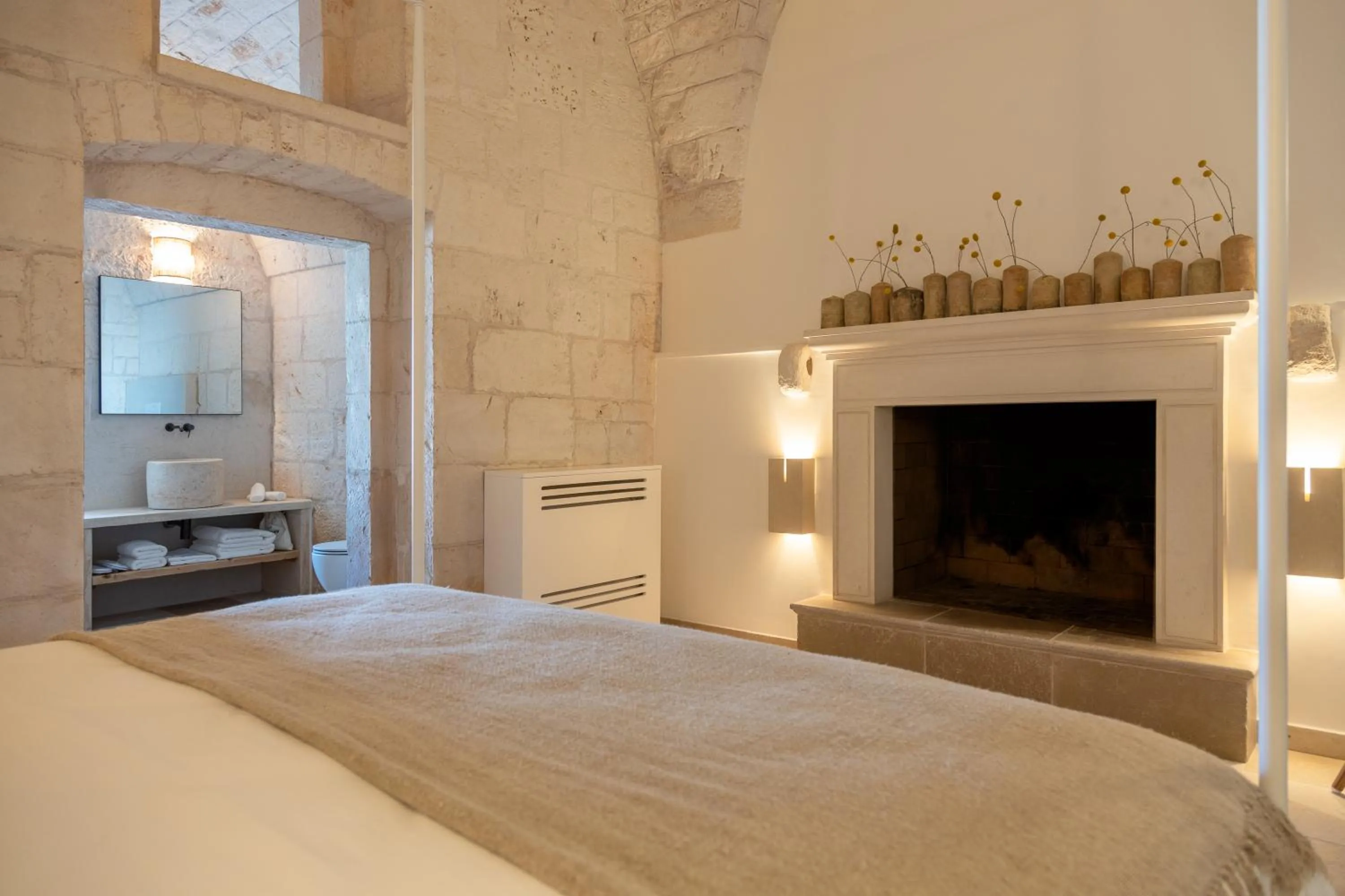 Bedroom, Bed in Masseria Valentina