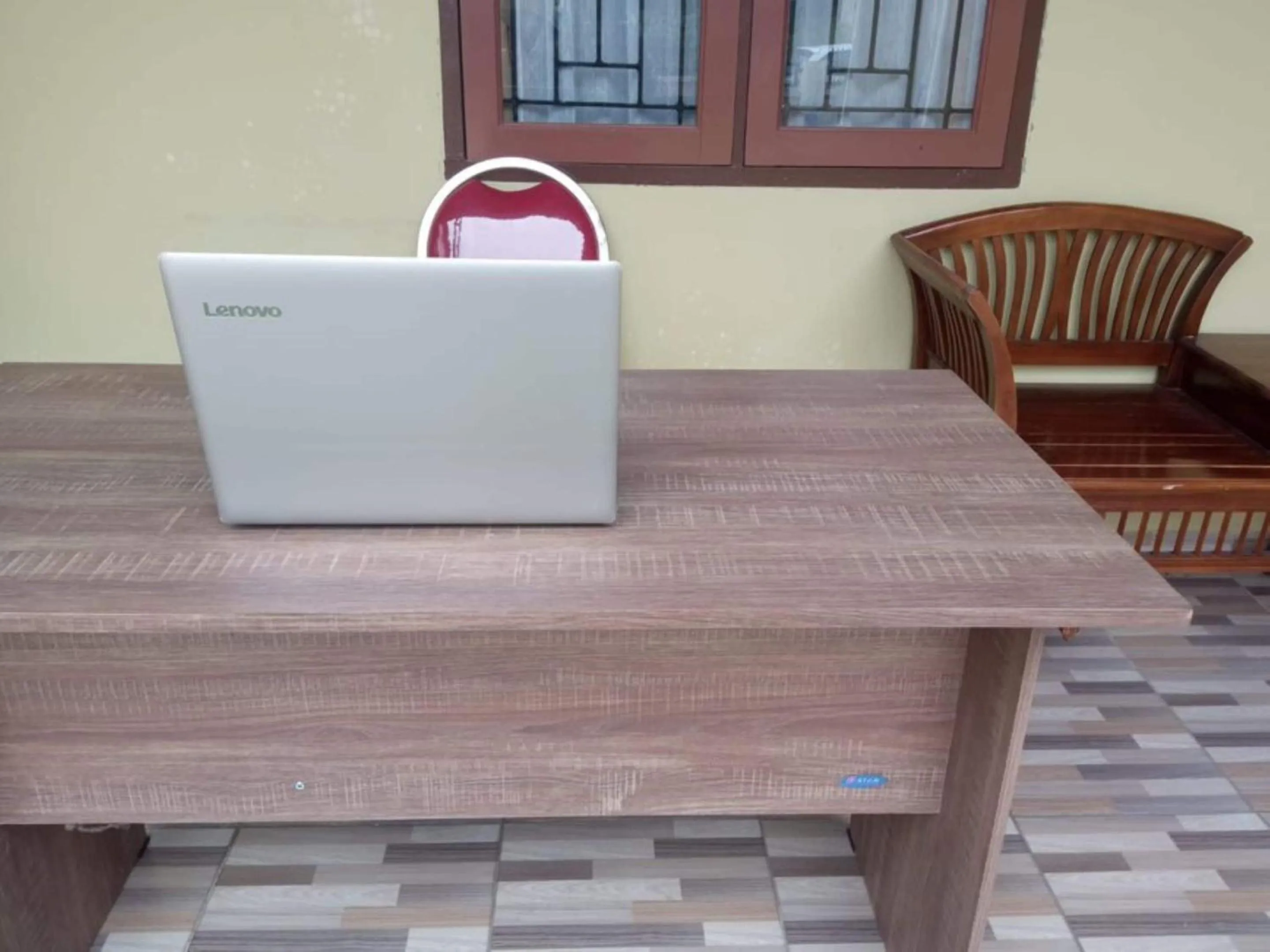 Lobby or reception in Hotel O Neva Guest House SyariahNearWaduk Cipta Karya