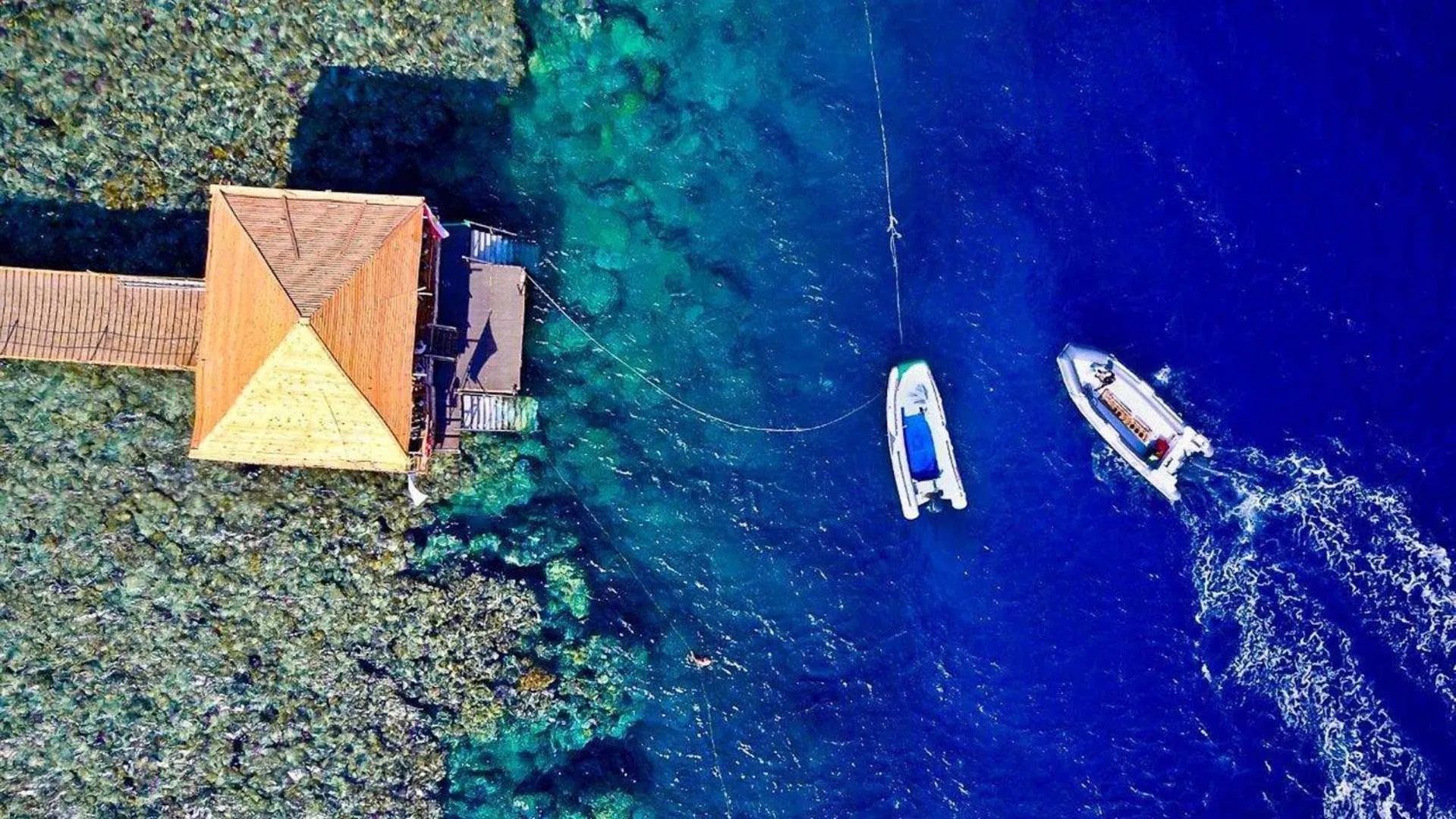 Bird's eye view in Rohanou Beach Resort