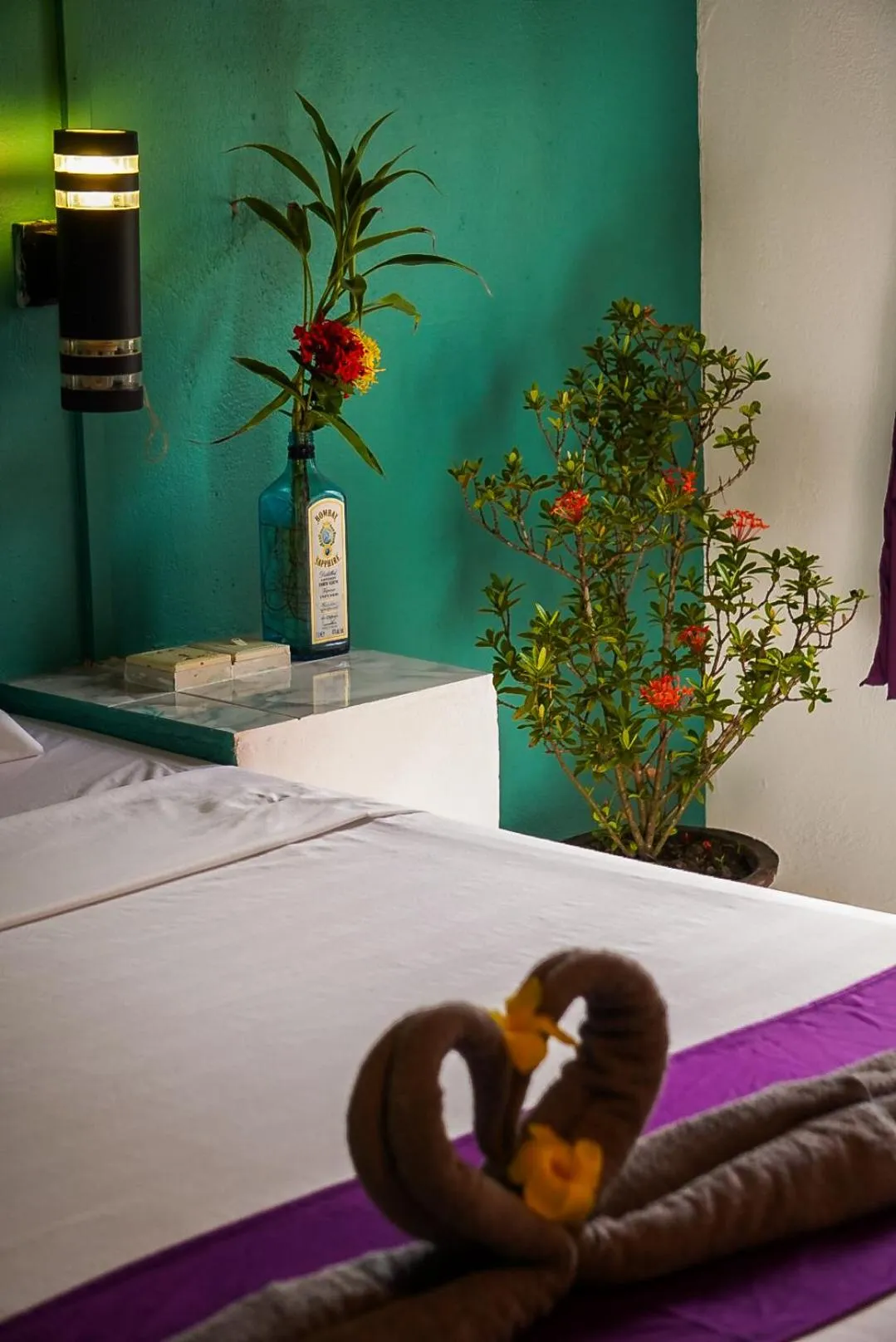 Decorative detail, Bed in Bohemiaz Resort and Spa Kampot