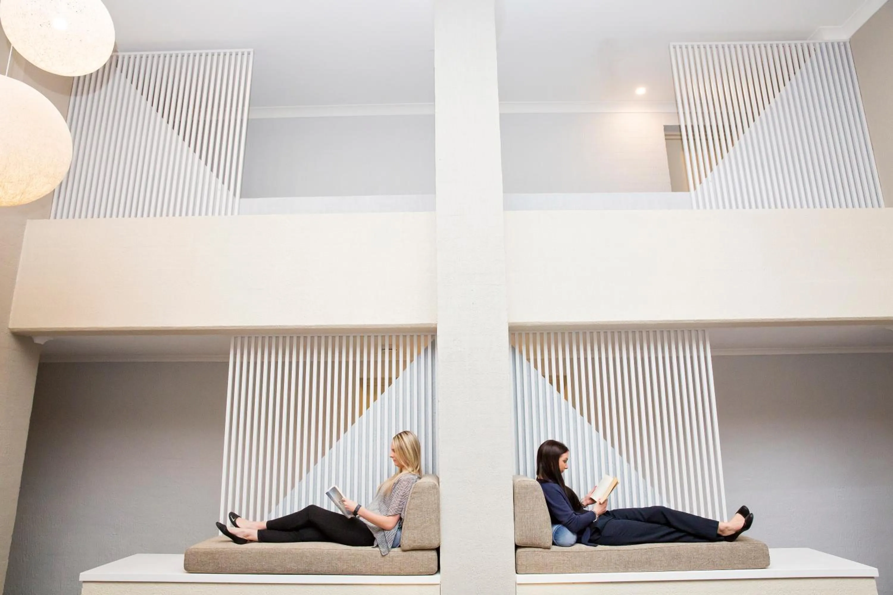 group of guests in The Esplanade Motel