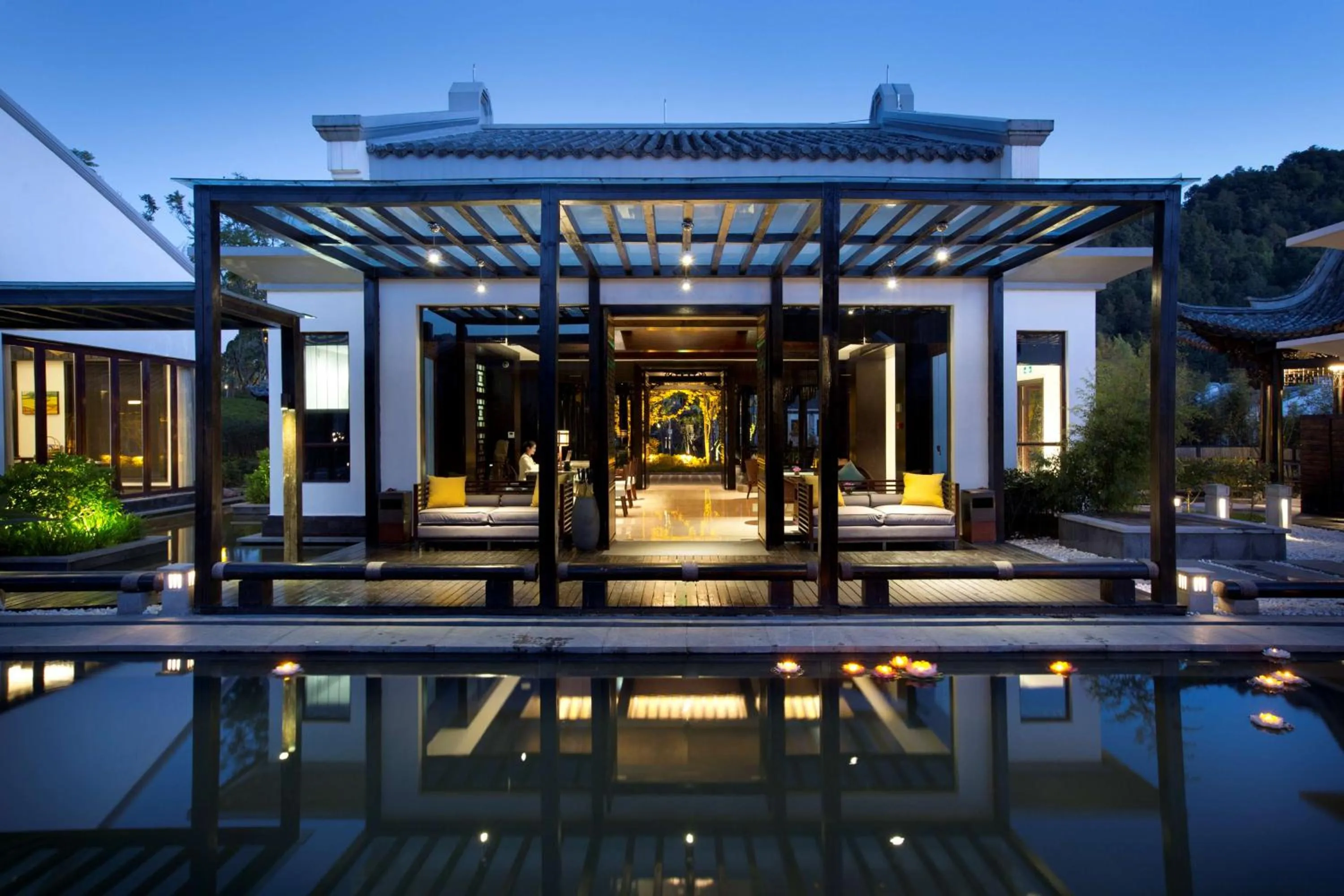 Lobby or reception in Banyan Tree Tengchong