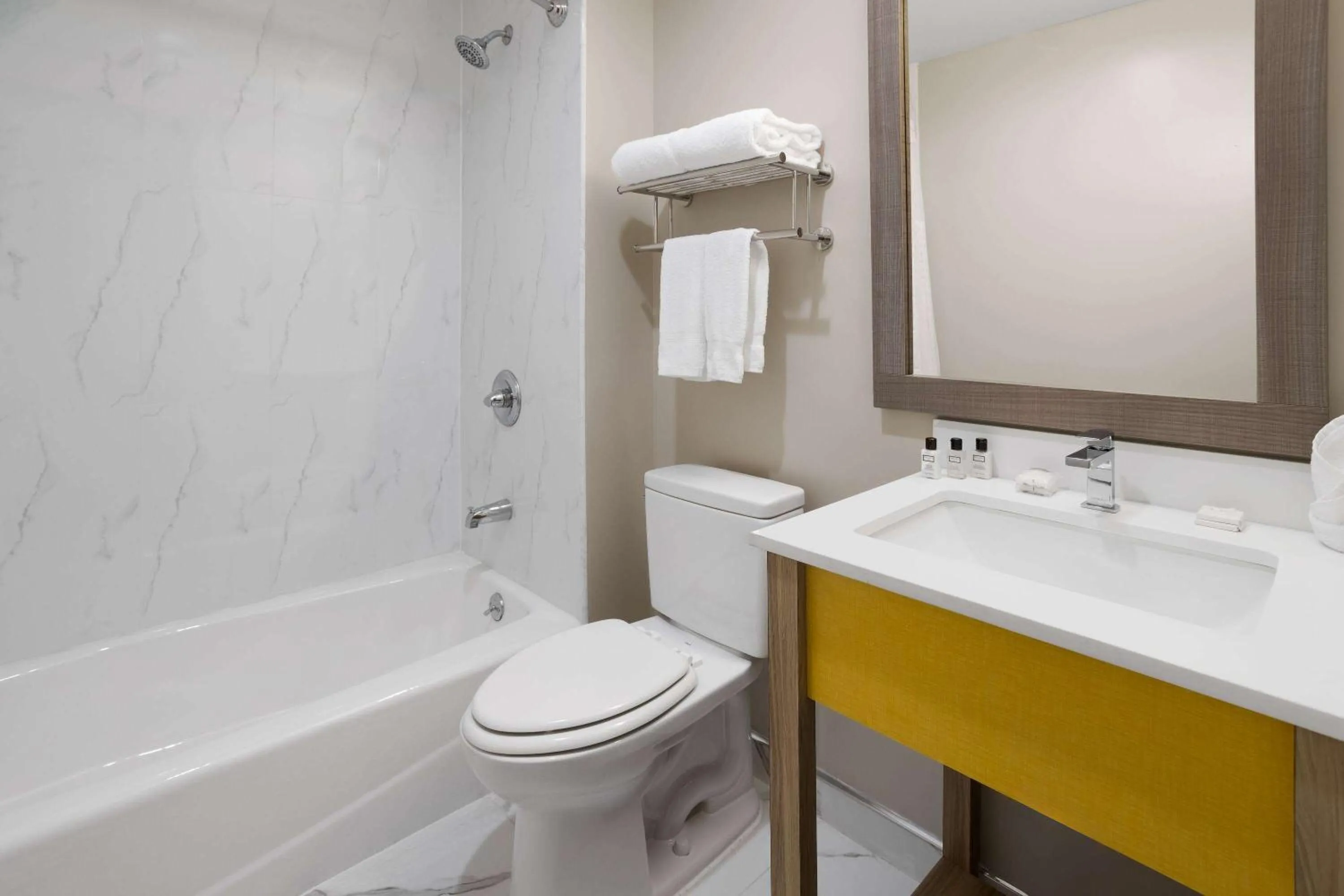 Bathroom in Days Inn by Wyndham Staten Island