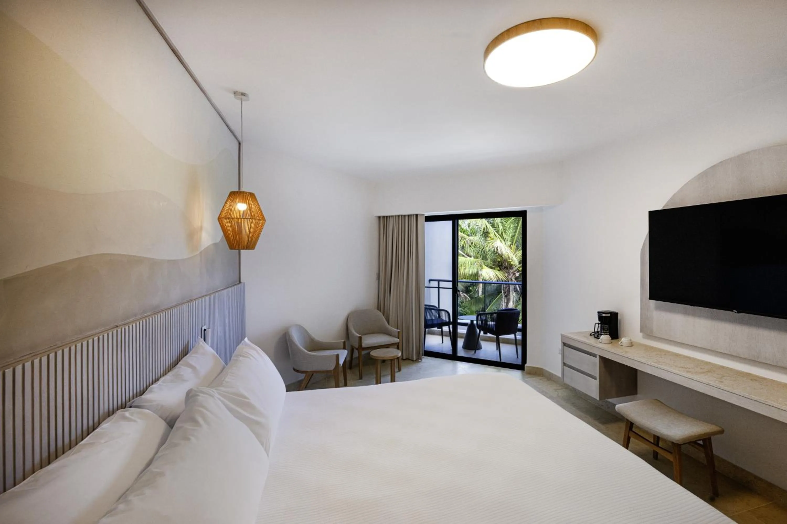 Bedroom, Bed in Viva Miches by Wyndham, a Trademark All Inclusive Resort