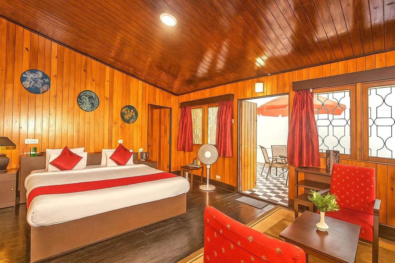 Balcony/Terrace, Bed in Central Gleneagles Heritage Resort Former Bungalow of Ex-TATA Chairman Russi Mody The Mall Road Darjeeling