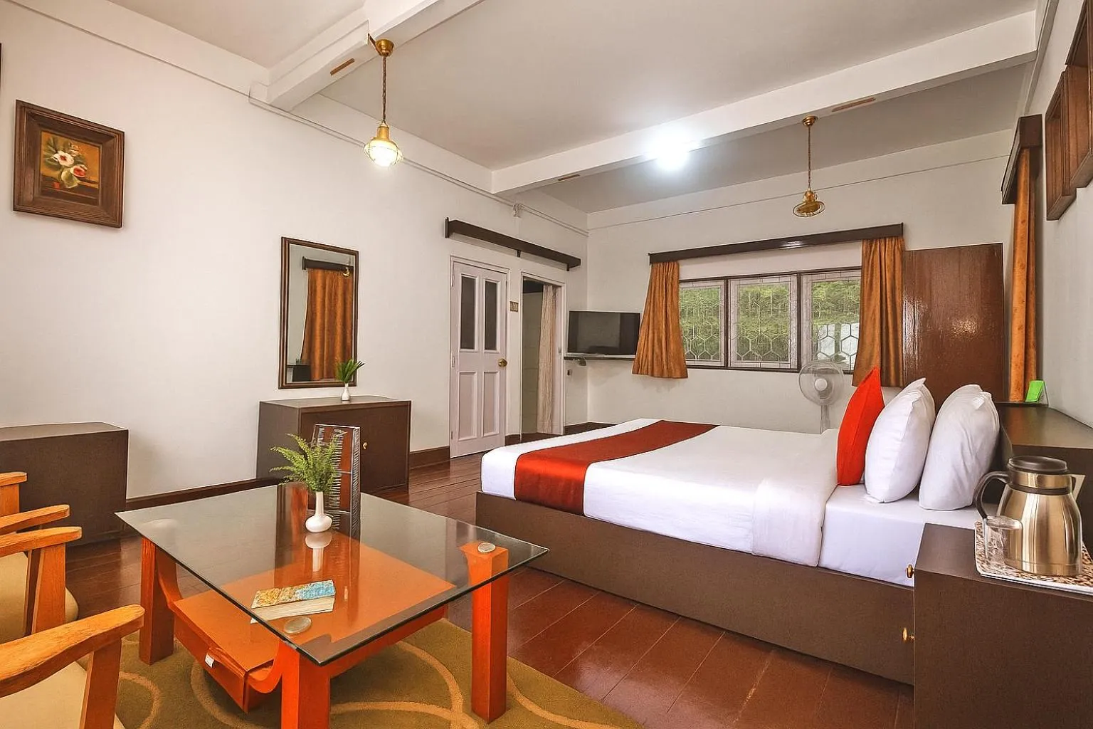 Bedroom, Bed in Central Gleneagles Heritage Resort Former Bungalow of Ex-TATA Chairman Russi Mody The Mall Road Darjeeling