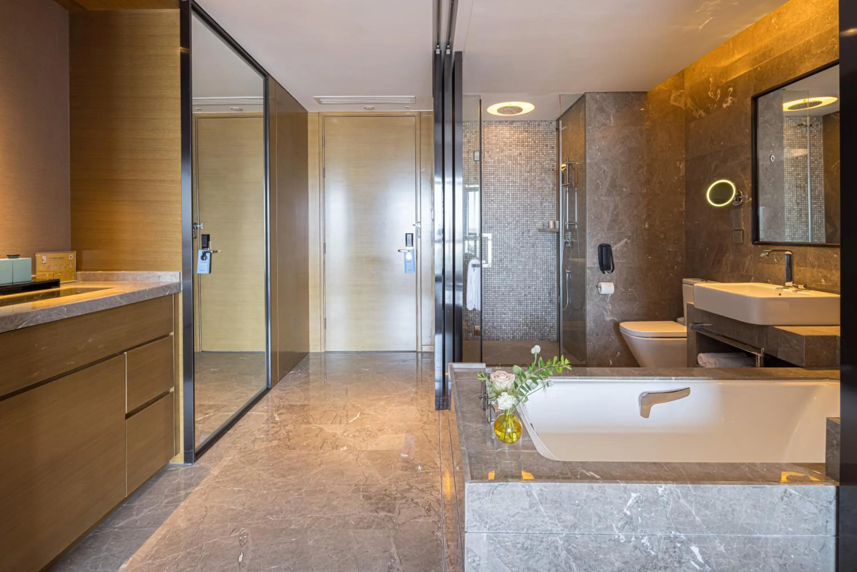 Bathroom in Wyndham JinJiang Hotel