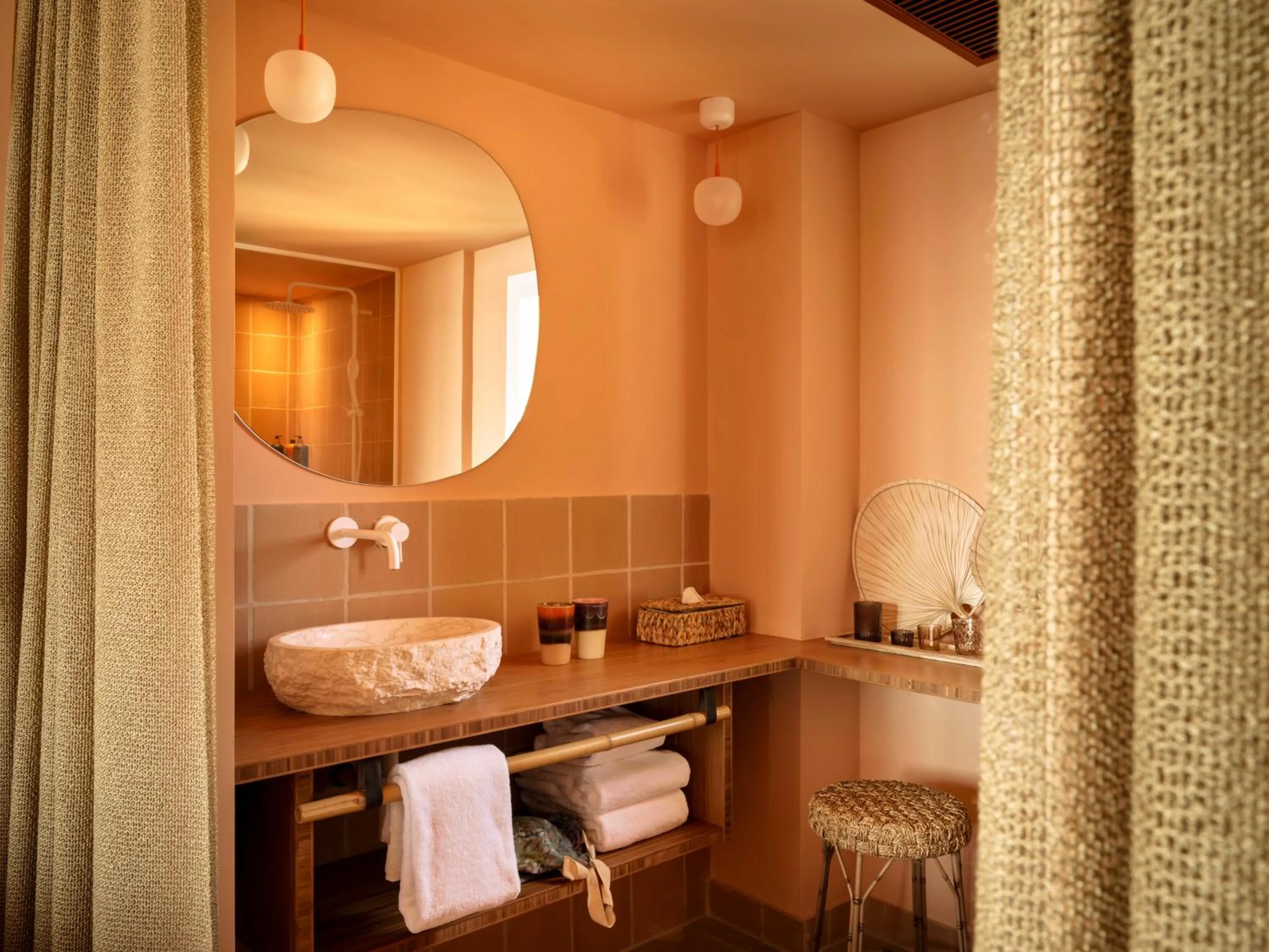 Bathroom in Bikini Island & Mountain Hotel Es Trenc -Adults only-