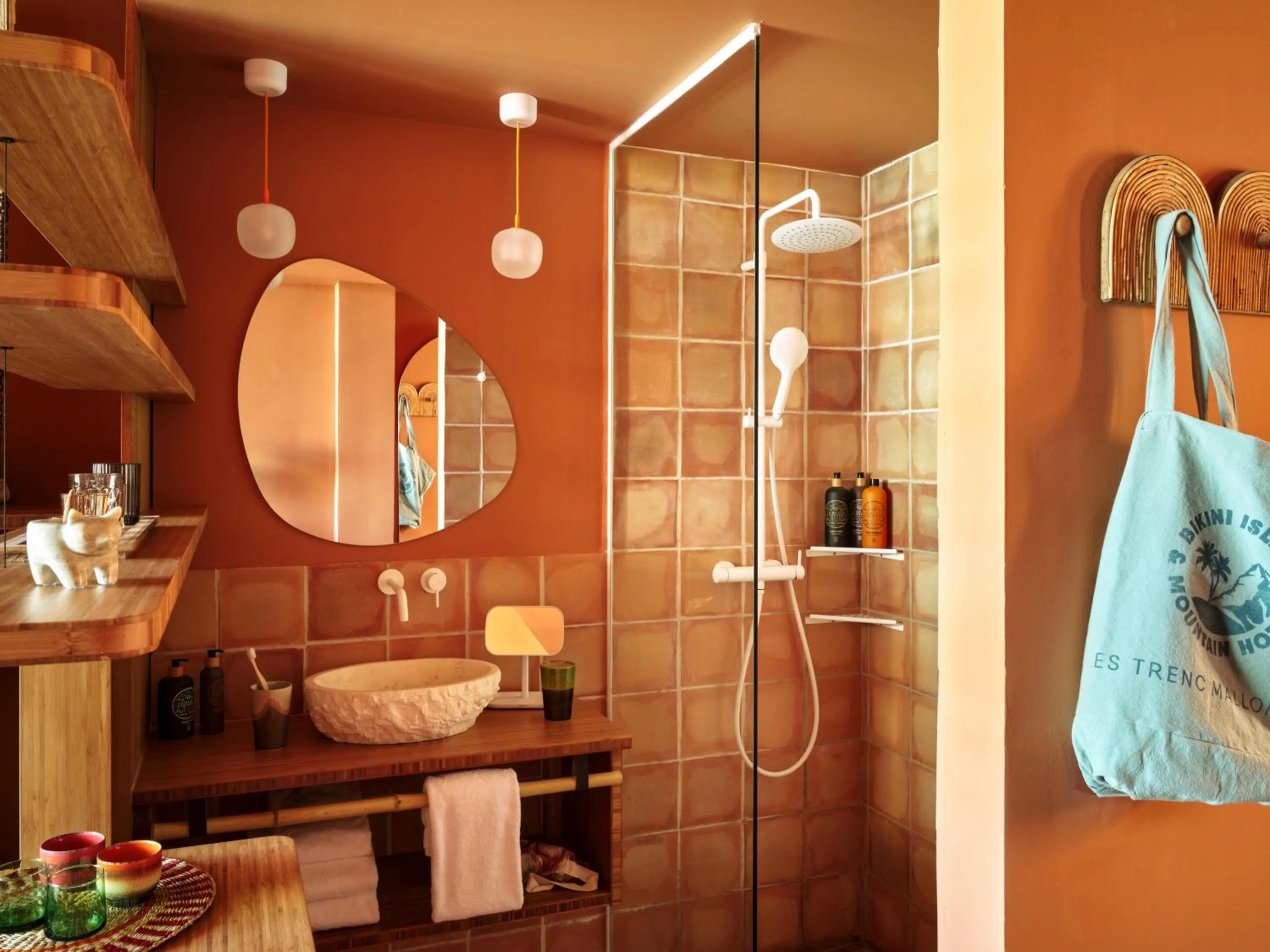 Shower in Bikini Island & Mountain Hotel Es Trenc -Adults only-