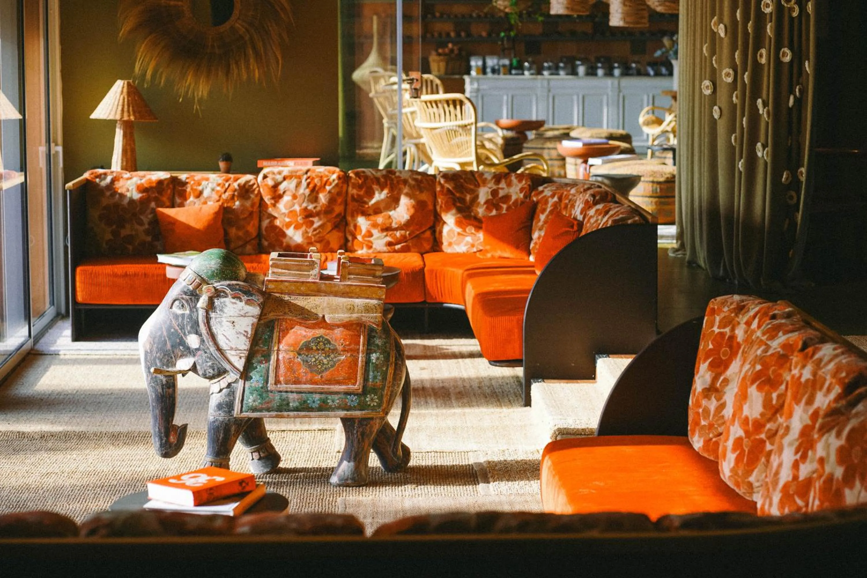 Communal lounge/ TV room in Bikini Island & Mountain Hotel Es Trenc -Adults only-