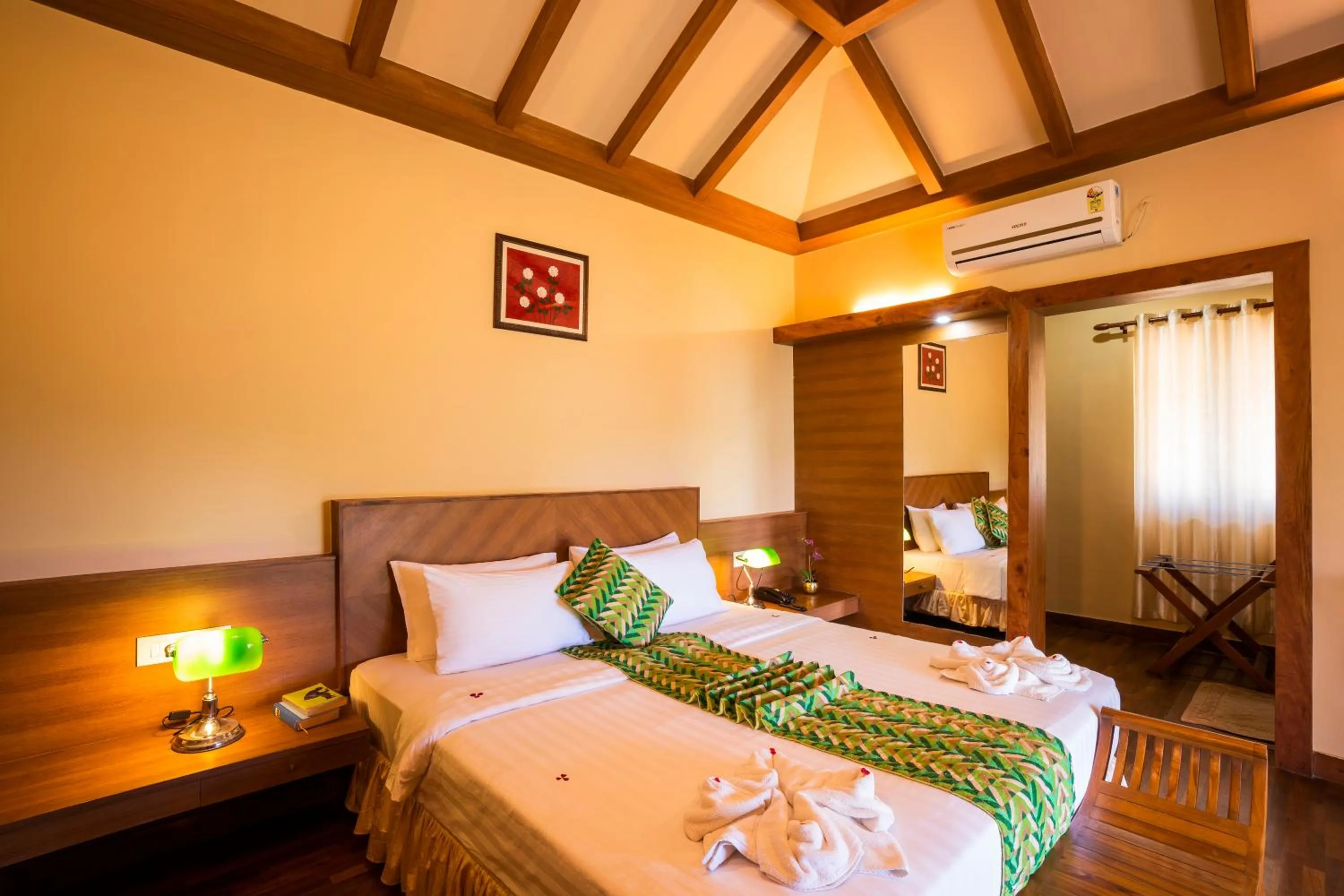 Bed in Winter Vale Green Stay Resorts