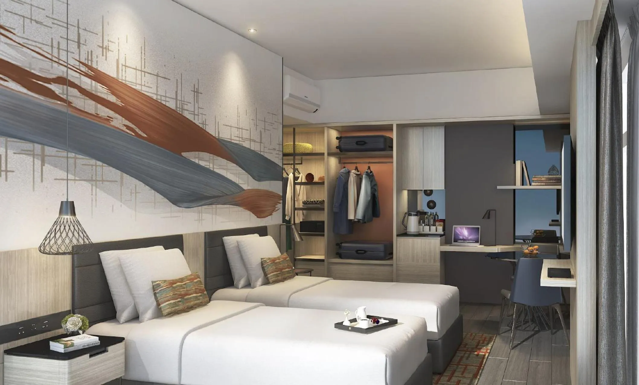 Bedroom, Bed in Citadines Bacolod City